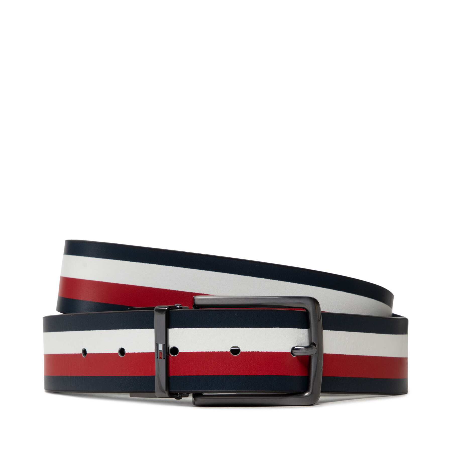 Tommy Hilfiger Мъжки колан Denton 3.5 Adj Revervible AM0AM07978 Черен - Pepit.bg