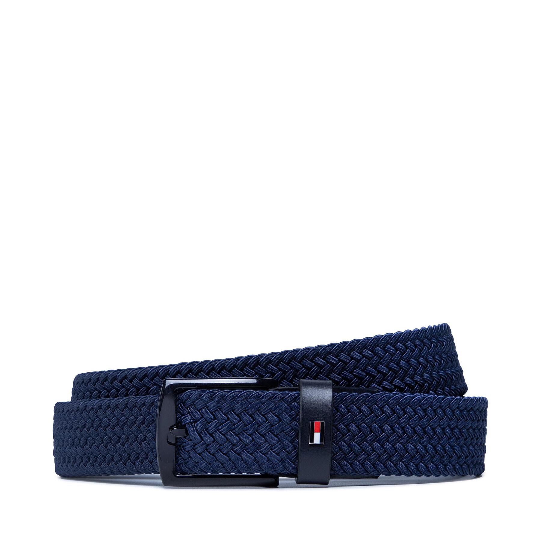 Tommy Hilfiger Мъжки колан Denton Elastic 3.5 AM0AM07979 Тъмносин - Pepit.bg