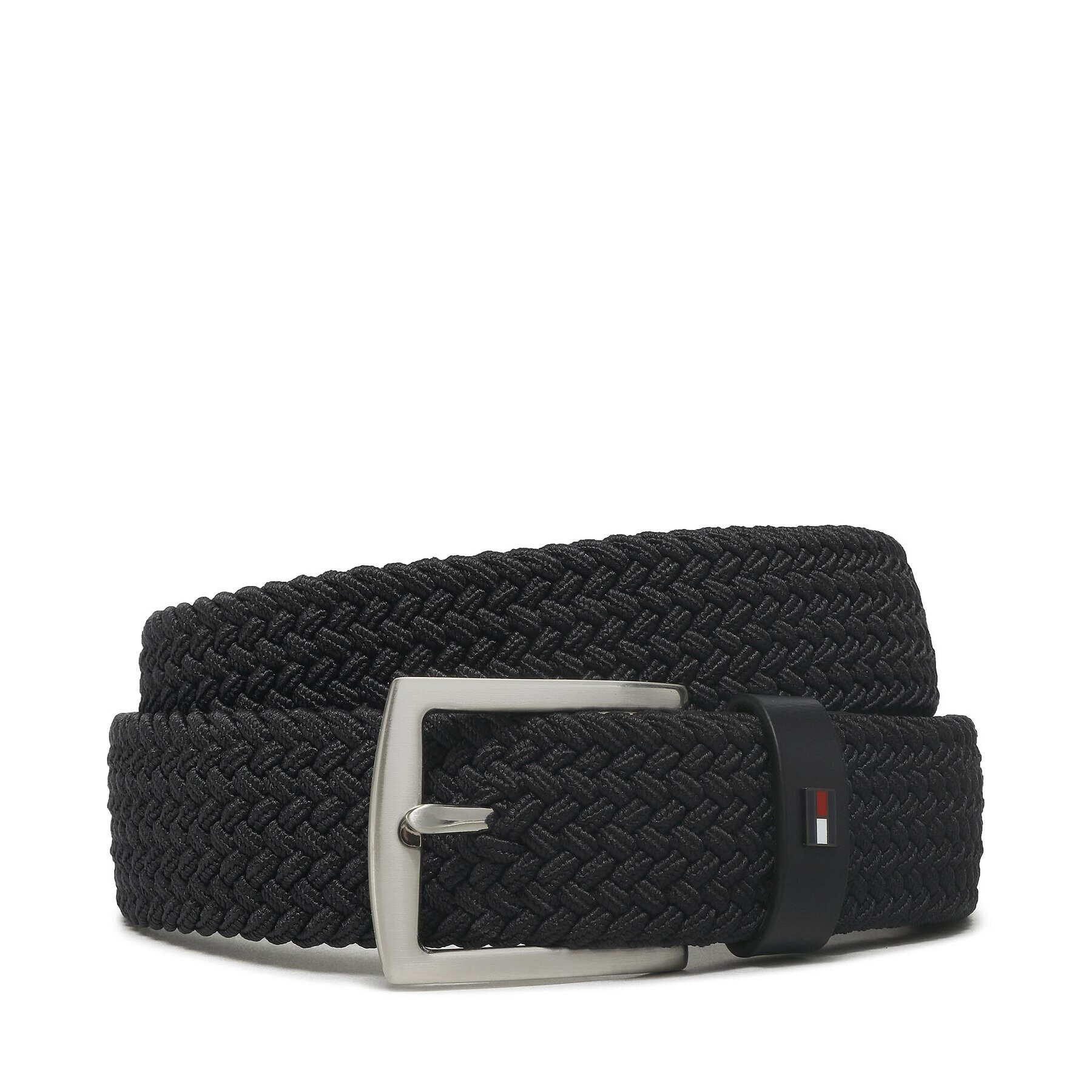 Tommy Hilfiger Мъжки колан Denton Elastic AM0AM10662 Черен - Pepit.bg