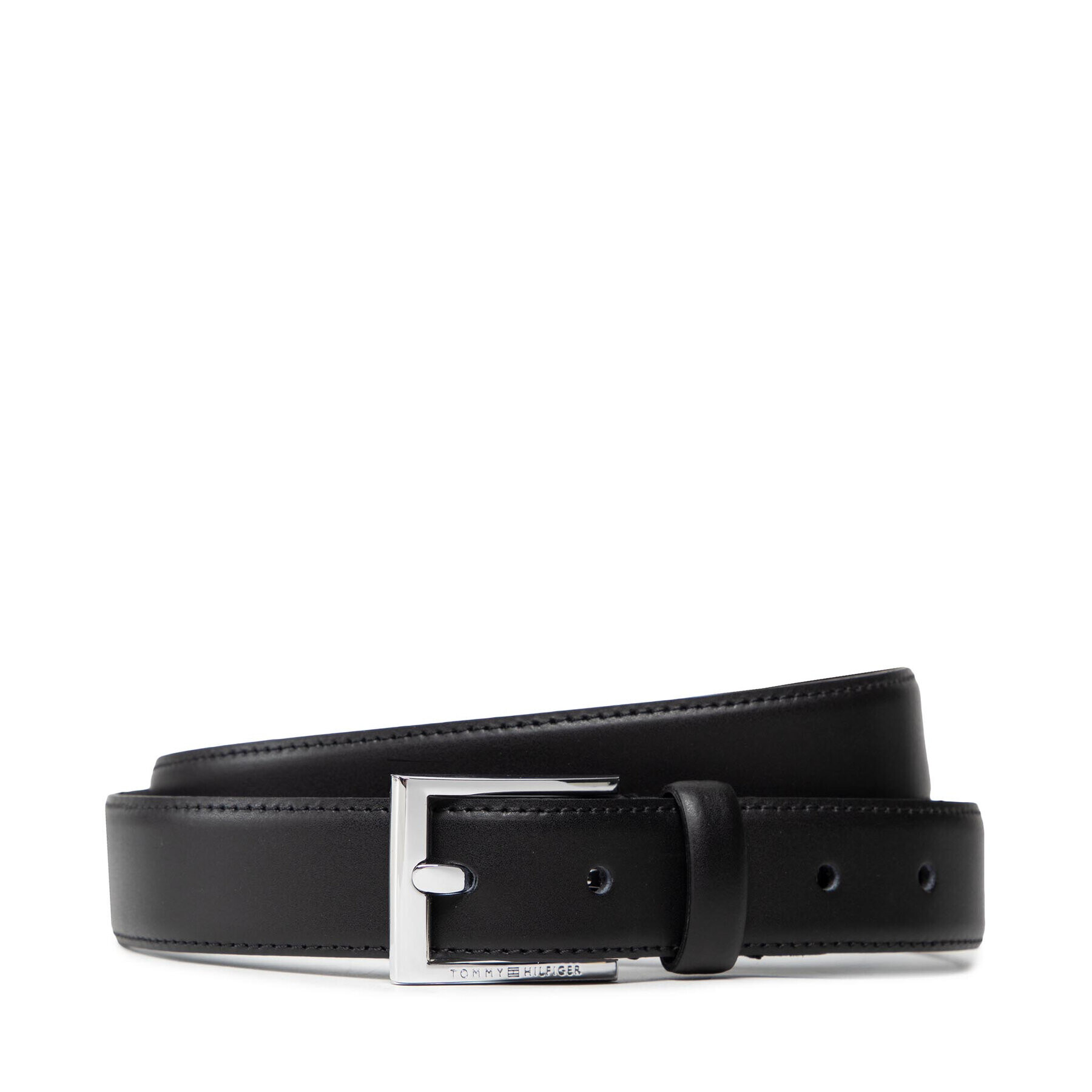 Tommy Hilfiger Мъжки колан Formal Belt 3.0 AM0AM08295 Черен - Pepit.bg