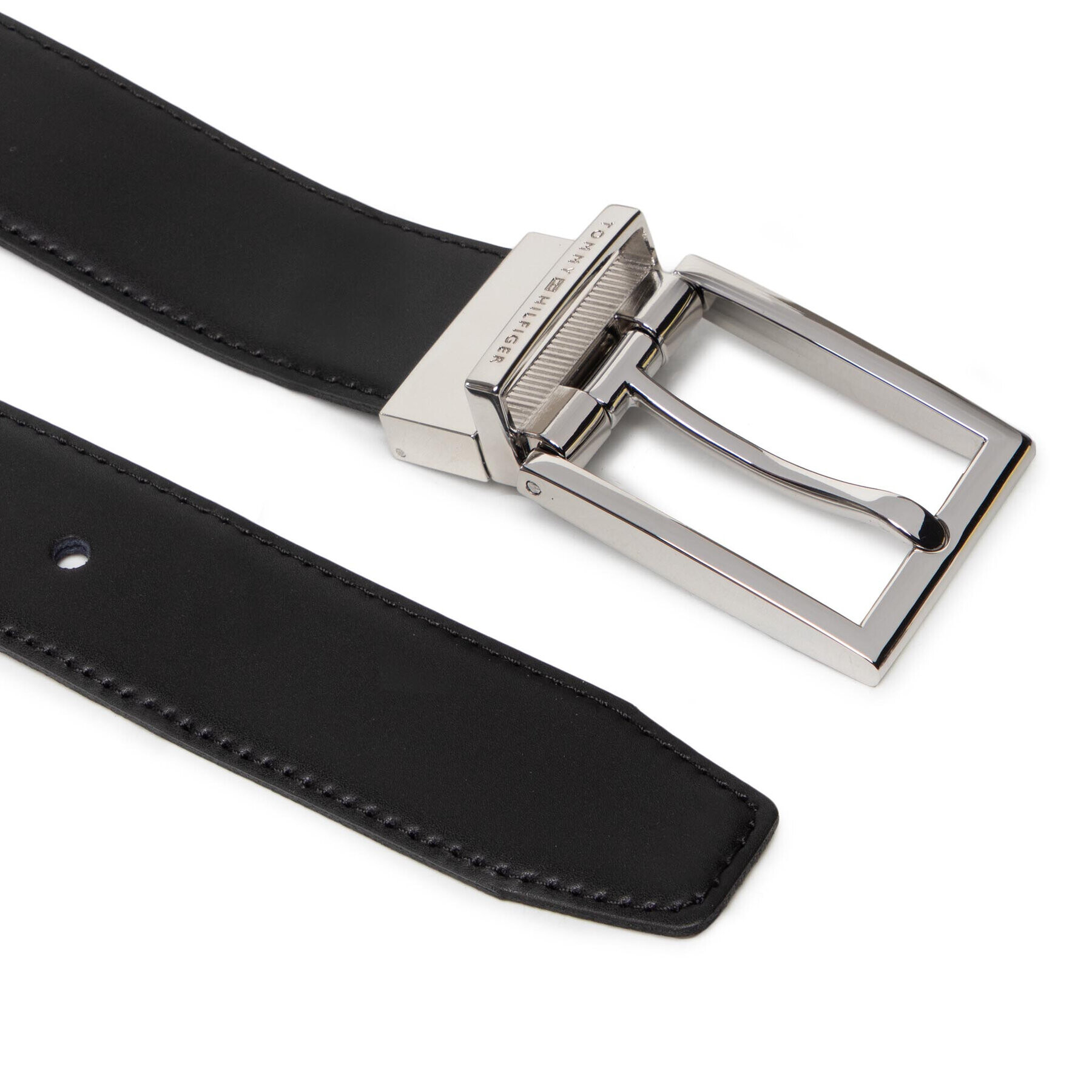 Tommy Hilfiger Мъжки колан Formal Reyersible Belt 3.5 AM0AM08293 Черен - Pepit.bg