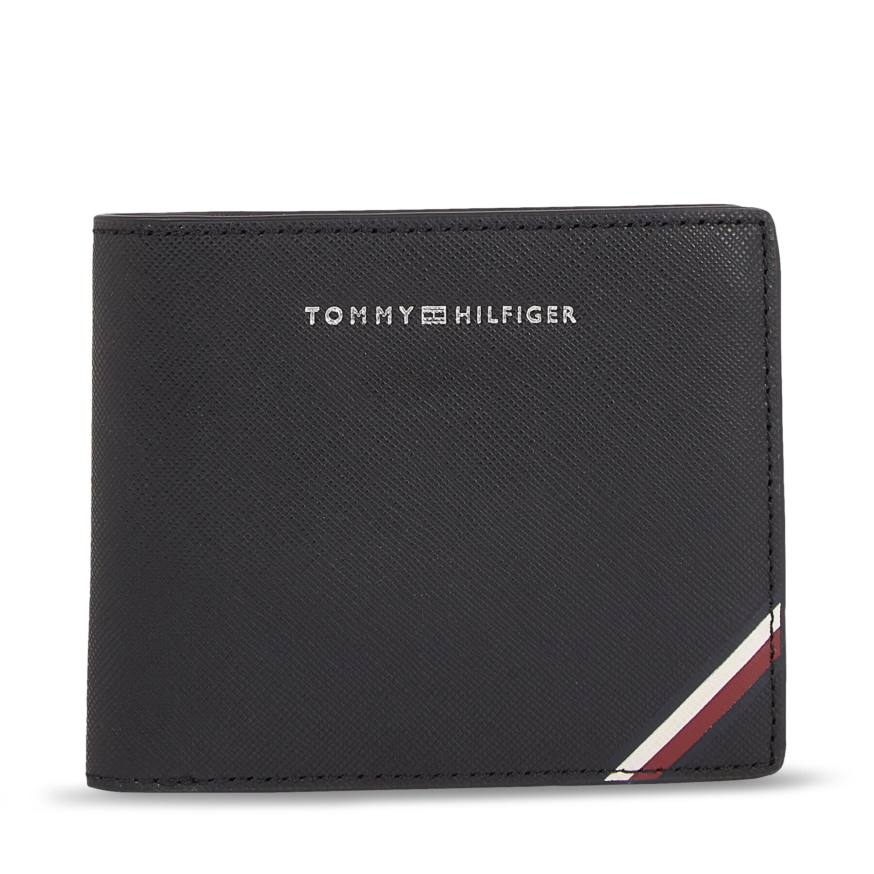 Tommy Hilfiger Мъжки портфейл Th Central Cc Flap And Coin AM0AM11590 Черен - Pepit.bg