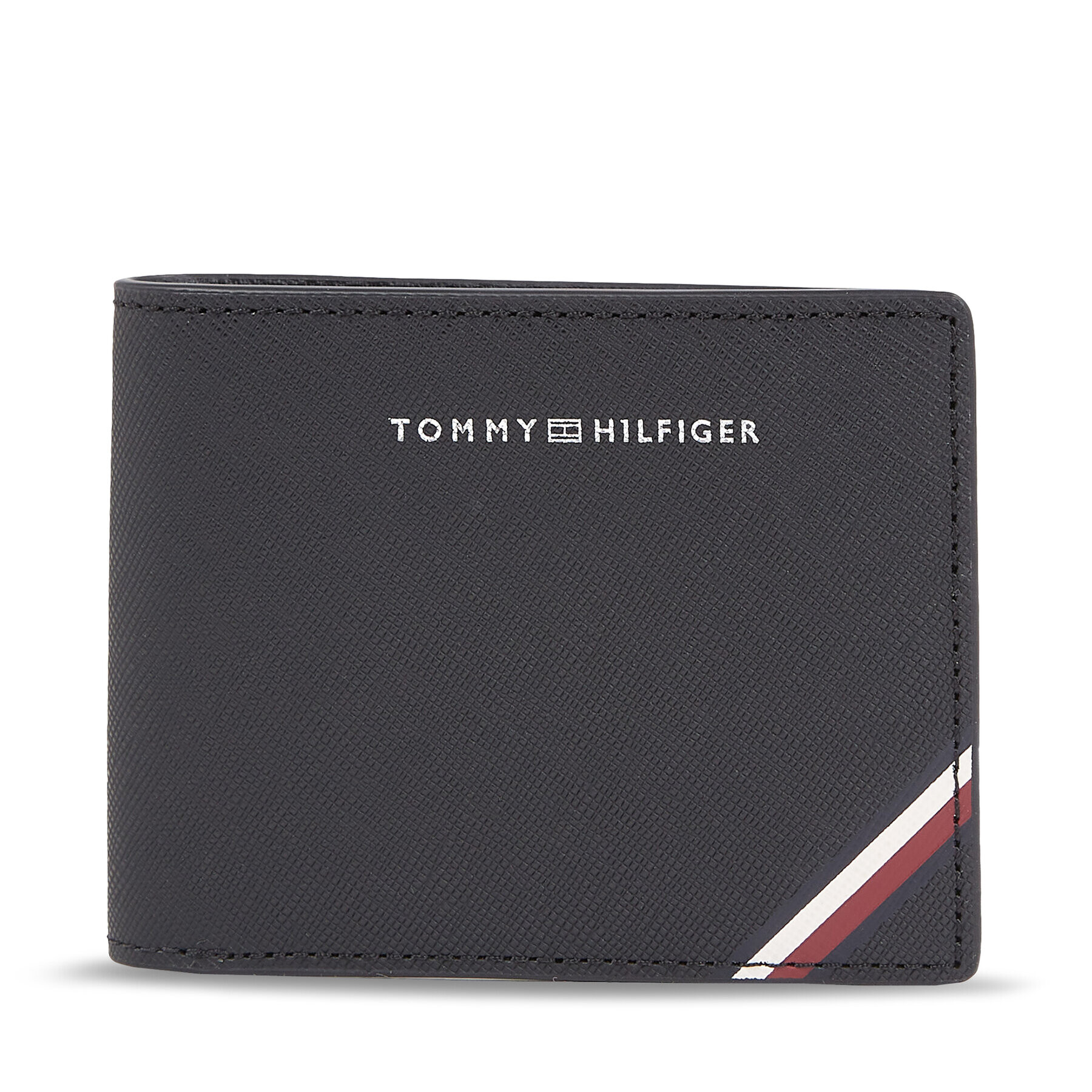 Tommy Hilfiger Мъжки портфейл Th Central Mini Cc Wallet AM0AM11584 Черен - Pepit.bg