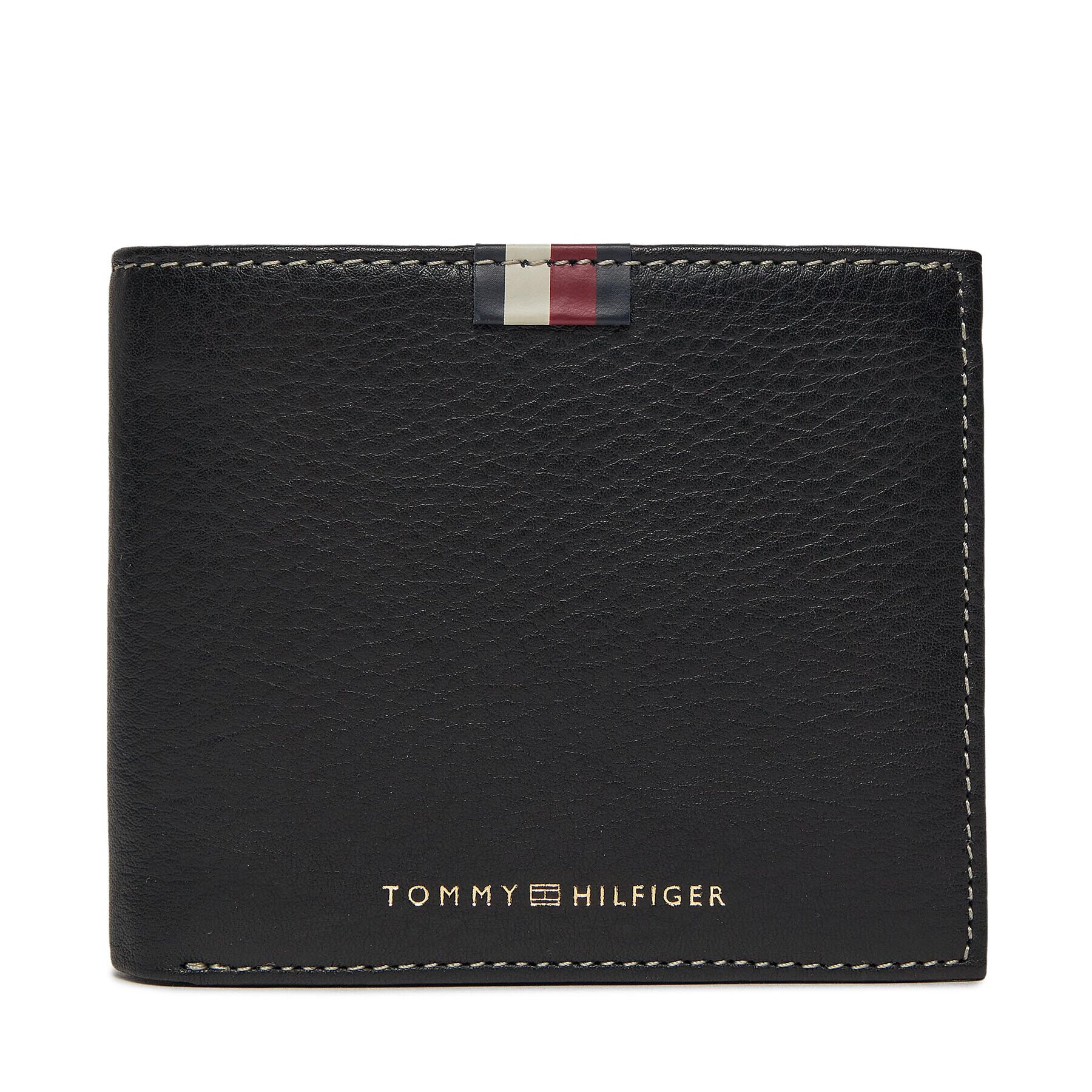 Tommy Hilfiger Мъжки портфейл Th Corp Leather Cc And Coin AM0AM11601 Черен - Pepit.bg