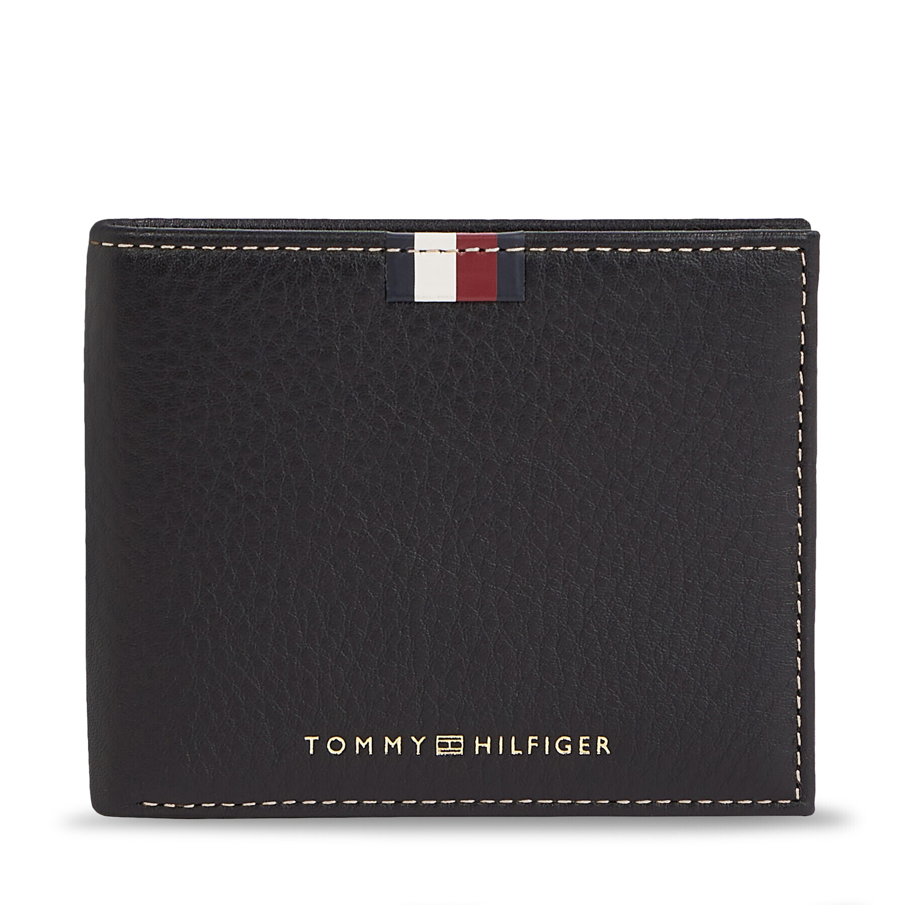 Tommy Hilfiger Мъжки портфейл Th Corp Mini Cc Wallet AM0AM11600 Черен - Pepit.bg