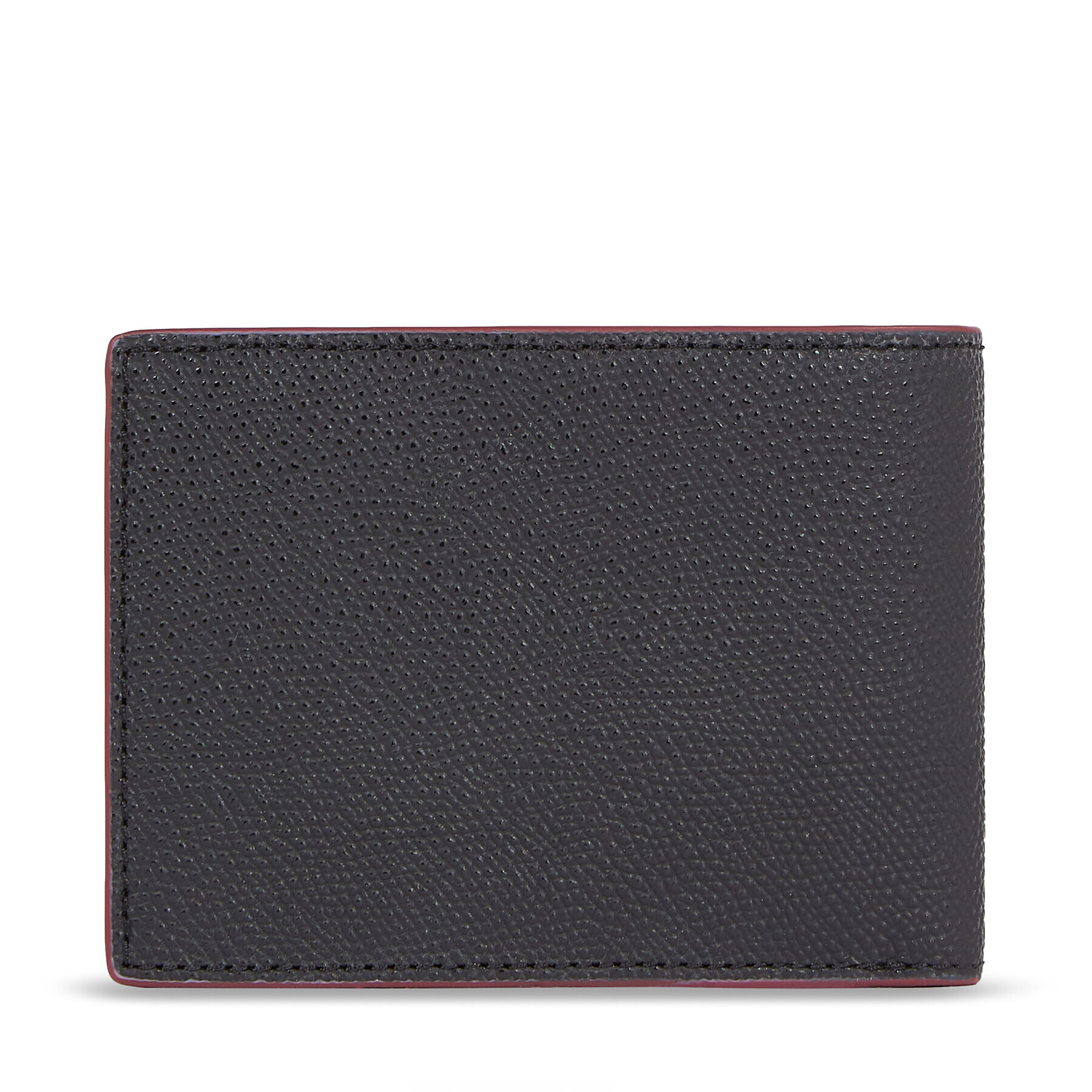 Tommy Hilfiger Мъжки портфейл Th Struc Leather Mini Cc Wallet AM0AM11607 Черен - Pepit.bg