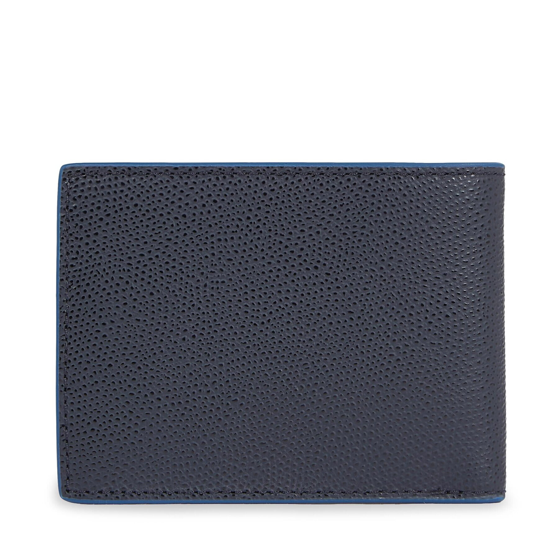 Tommy Hilfiger Мъжки портфейл Th Struc Leather Mini Cc Wallet AM0AM11607 Тъмносин - Pepit.bg