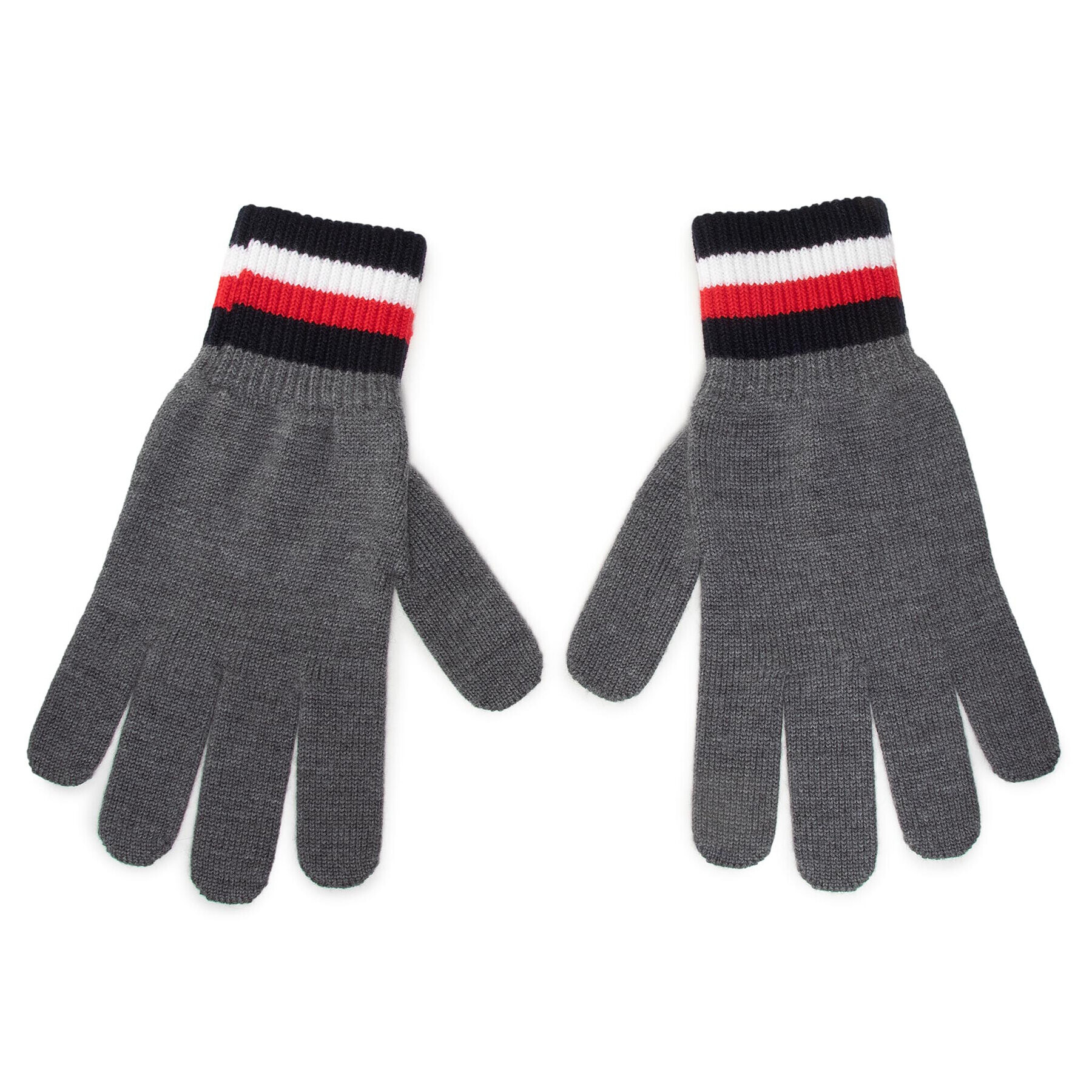 Tommy Hilfiger Мъжки ръкавици Corporate Gloves AM0AM06586 Сив - Pepit.bg