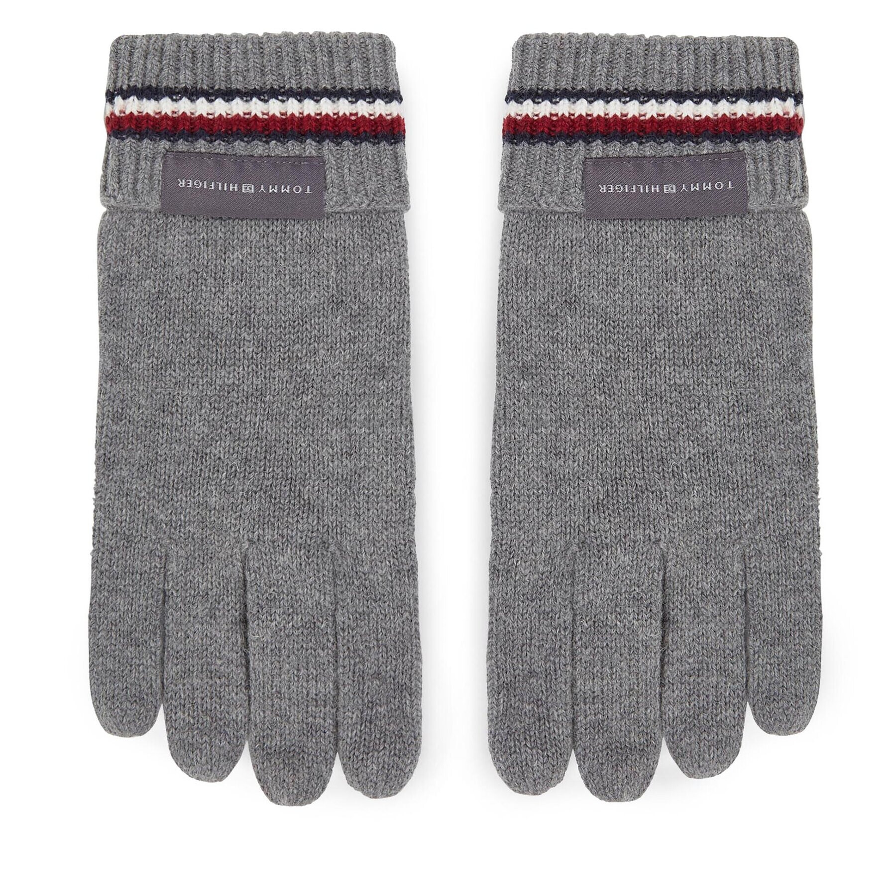 Tommy Hilfiger Мъжки ръкавици Corporate Knit Gloves AM0AM11488 Сив - Pepit.bg