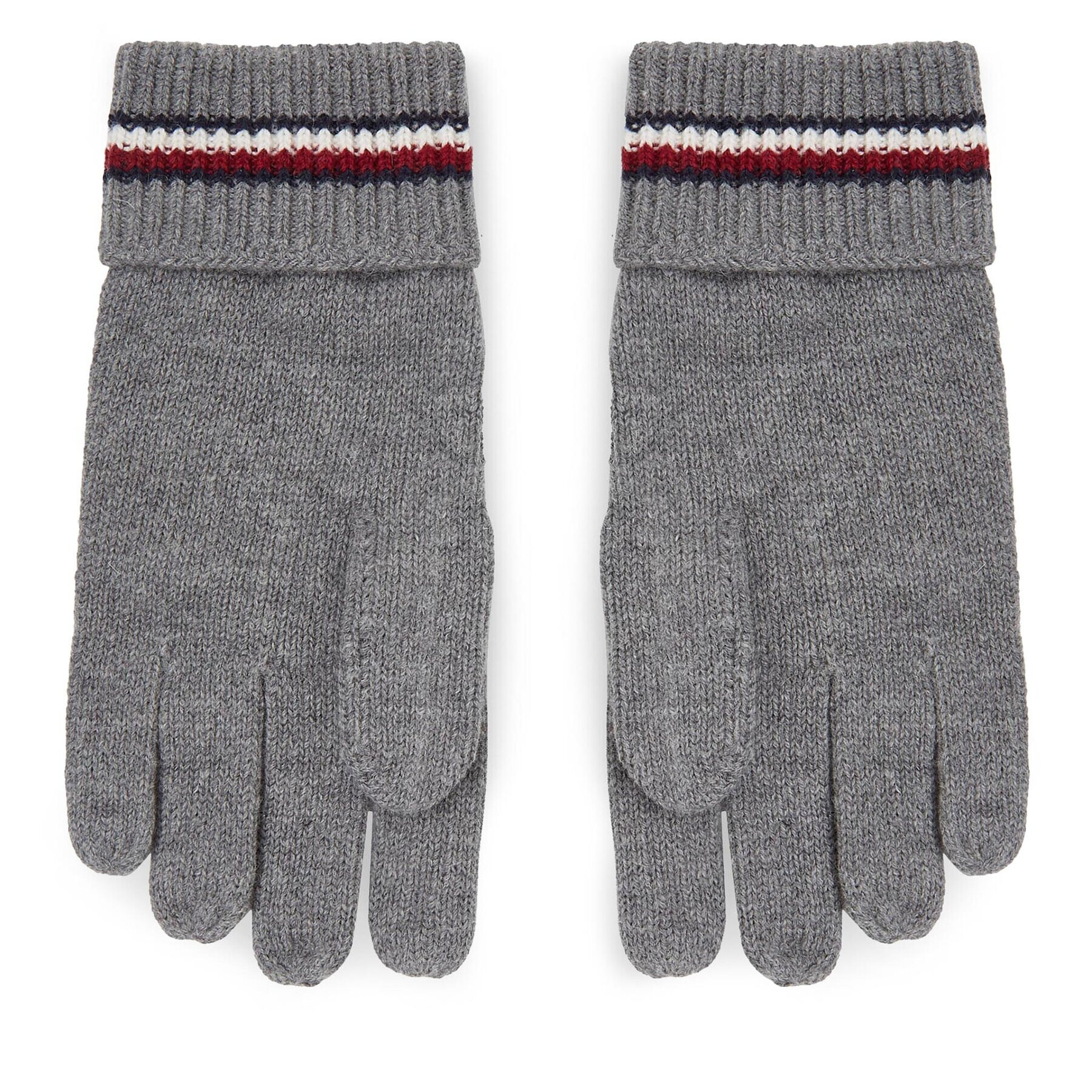 Tommy Hilfiger Мъжки ръкавици Corporate Knit Gloves AM0AM11488 Сив - Pepit.bg