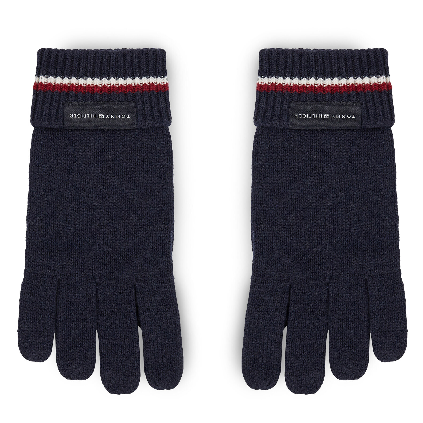 Tommy Hilfiger Мъжки ръкавици Corporate Knit Gloves AM0AM11488 Тъмносин - Pepit.bg