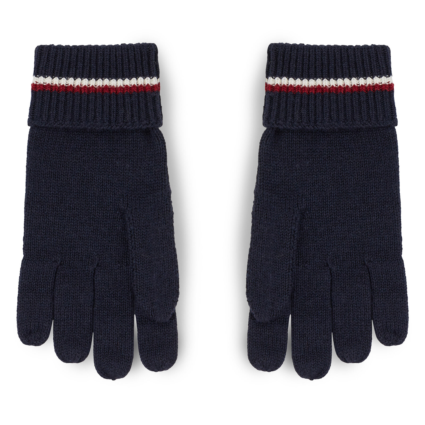 Tommy Hilfiger Мъжки ръкавици Corporate Knit Gloves AM0AM11488 Тъмносин - Pepit.bg