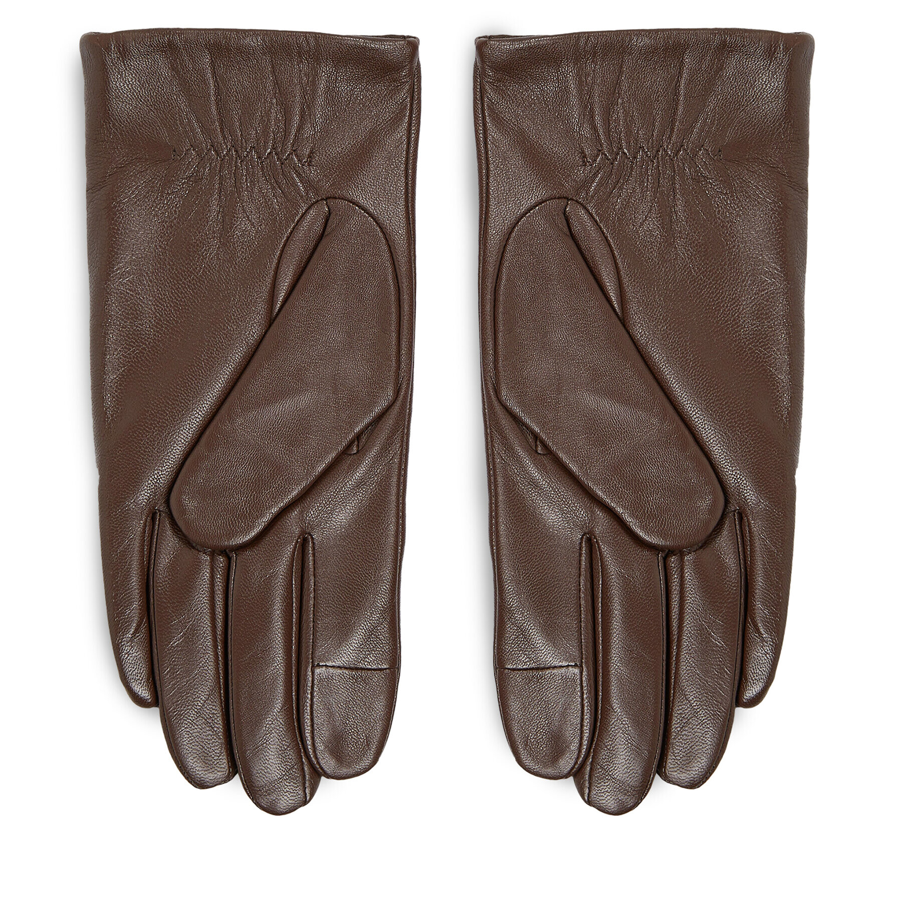 Tommy Hilfiger Мъжки ръкавици Essential Flag Leather Gloves AM0AM11482 Кафяв - Pepit.bg