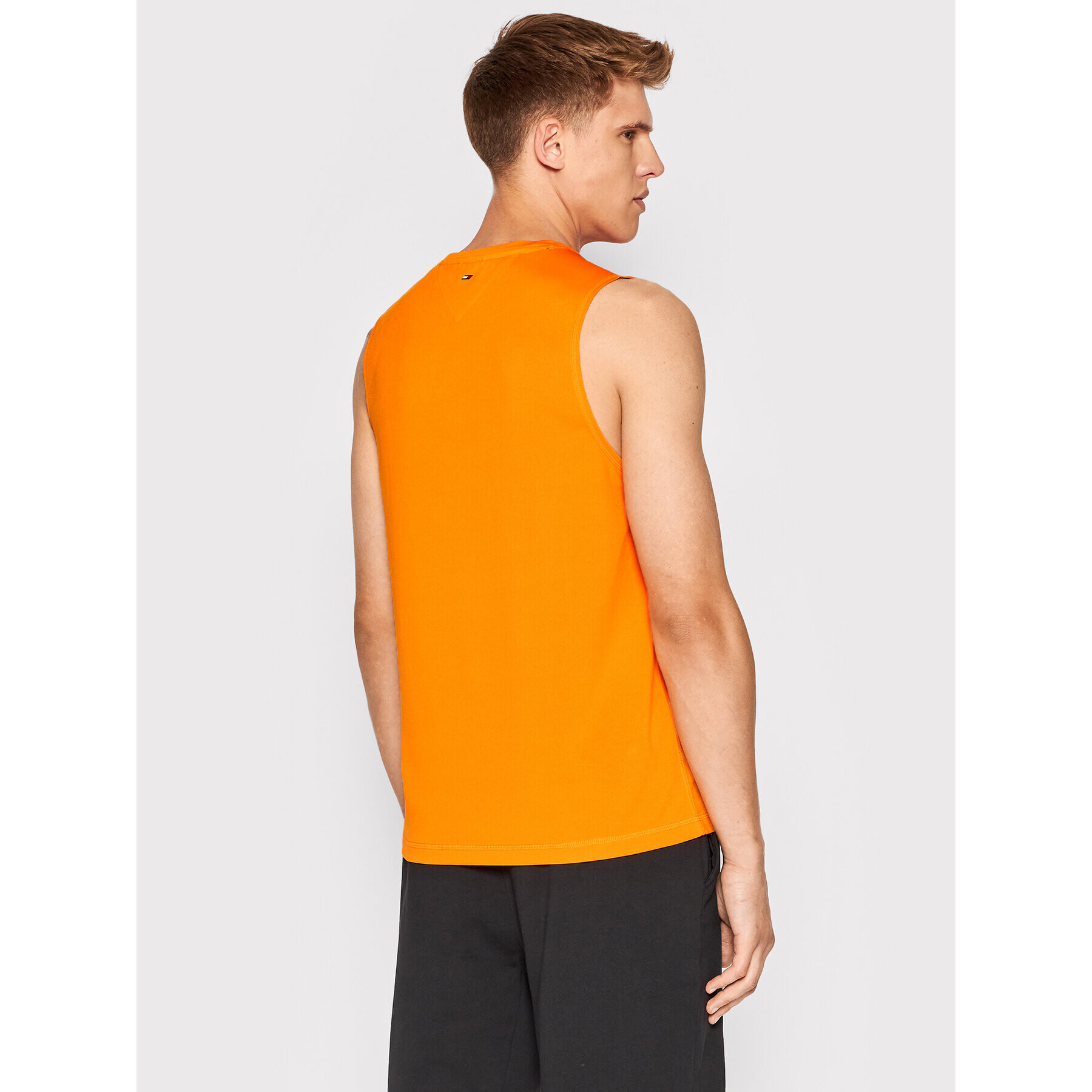 Tommy Hilfiger Мъжки топ Essentials Training MW0MW22739 Оранжев Regular Fit - Pepit.bg