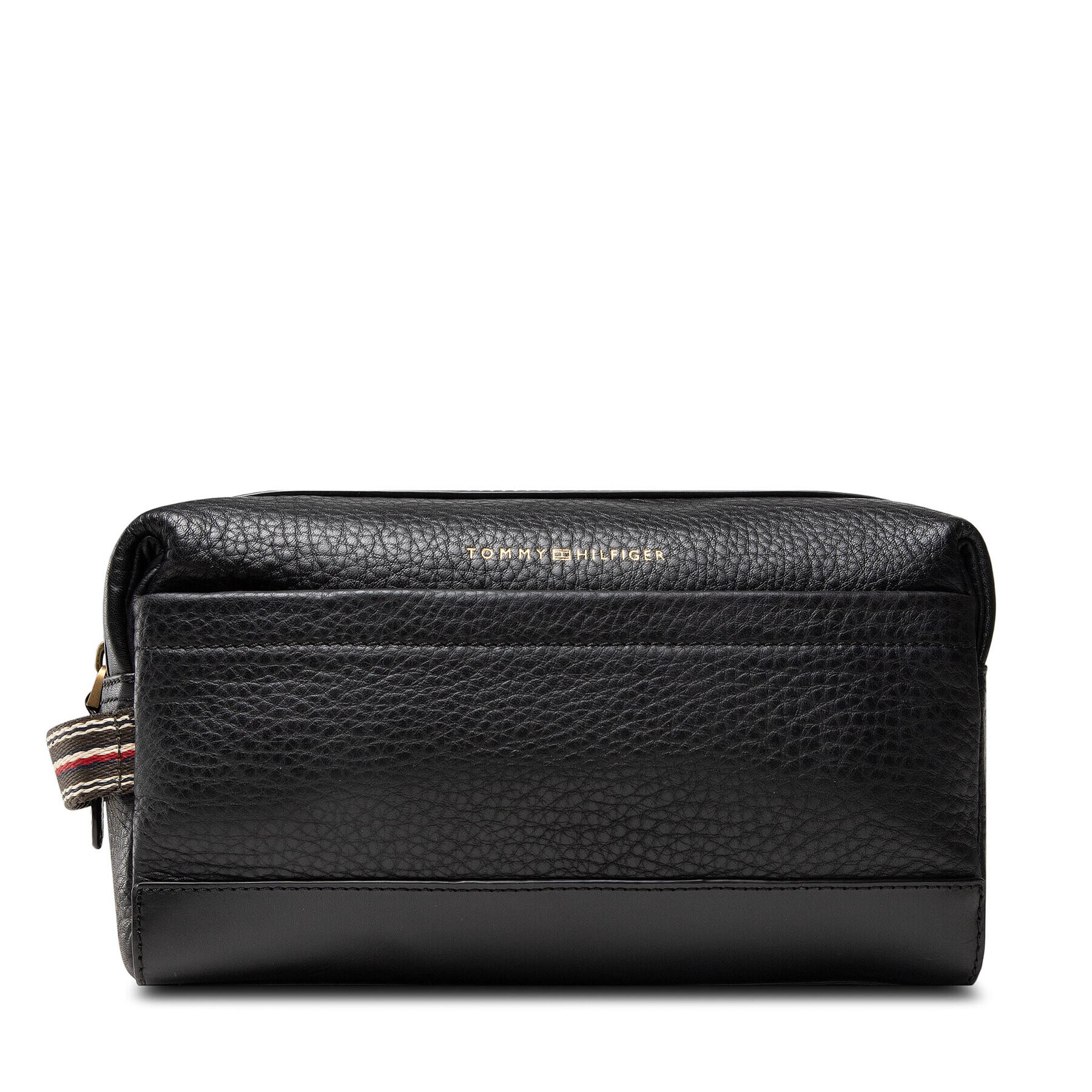 Tommy Hilfiger Несесер Casual Leather Washbag AM0AM07992 Черен - Pepit.bg