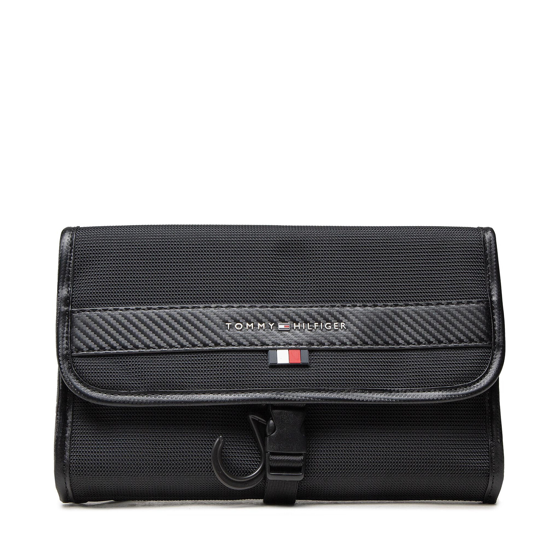 Tommy Hilfiger Несесер Elevated Travel Washbag AM0AM07824 Черен - Pepit.bg