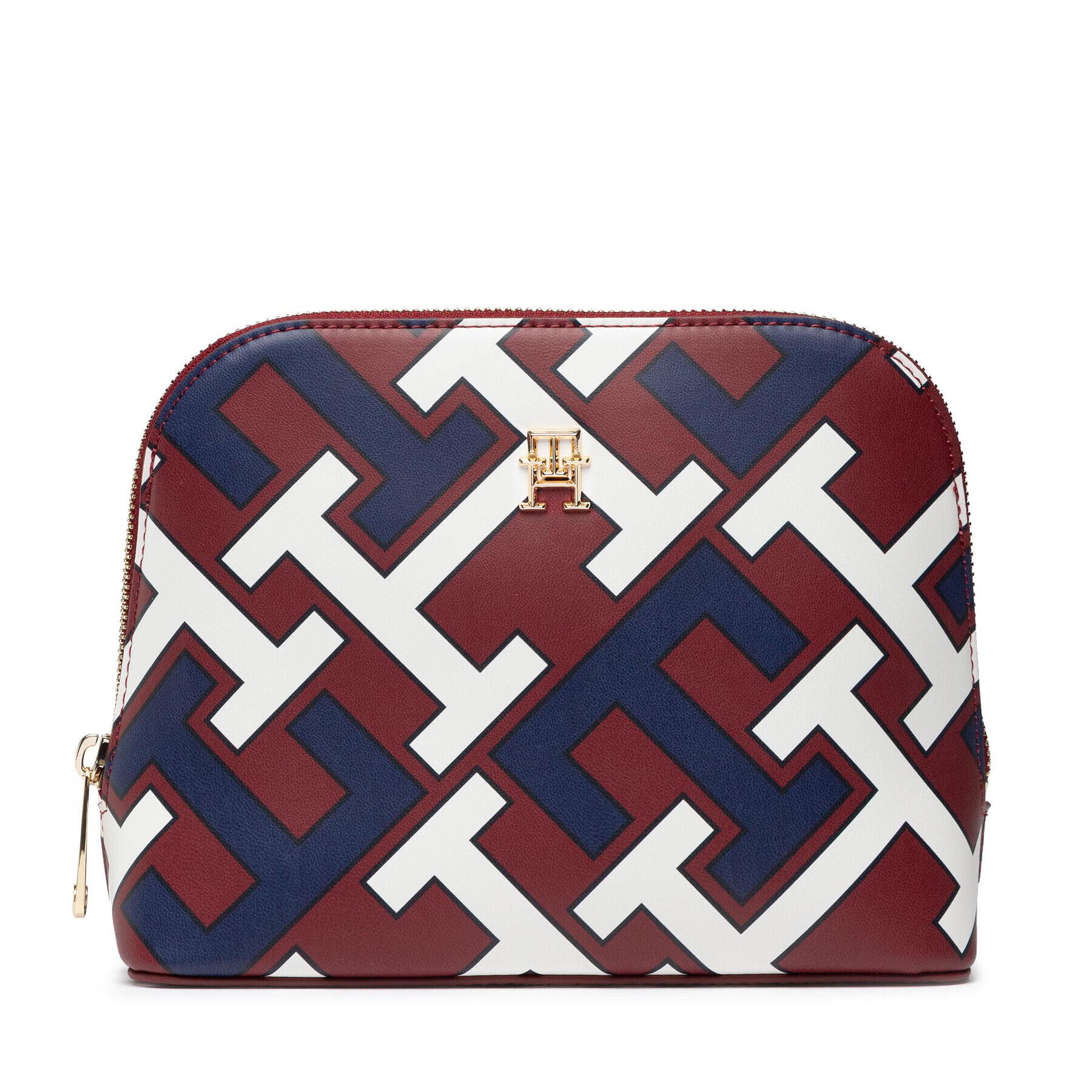 Tommy Hilfiger Несесер Iconic Tommy Washbag Mono AW0AW13664 Червен - Pepit.bg