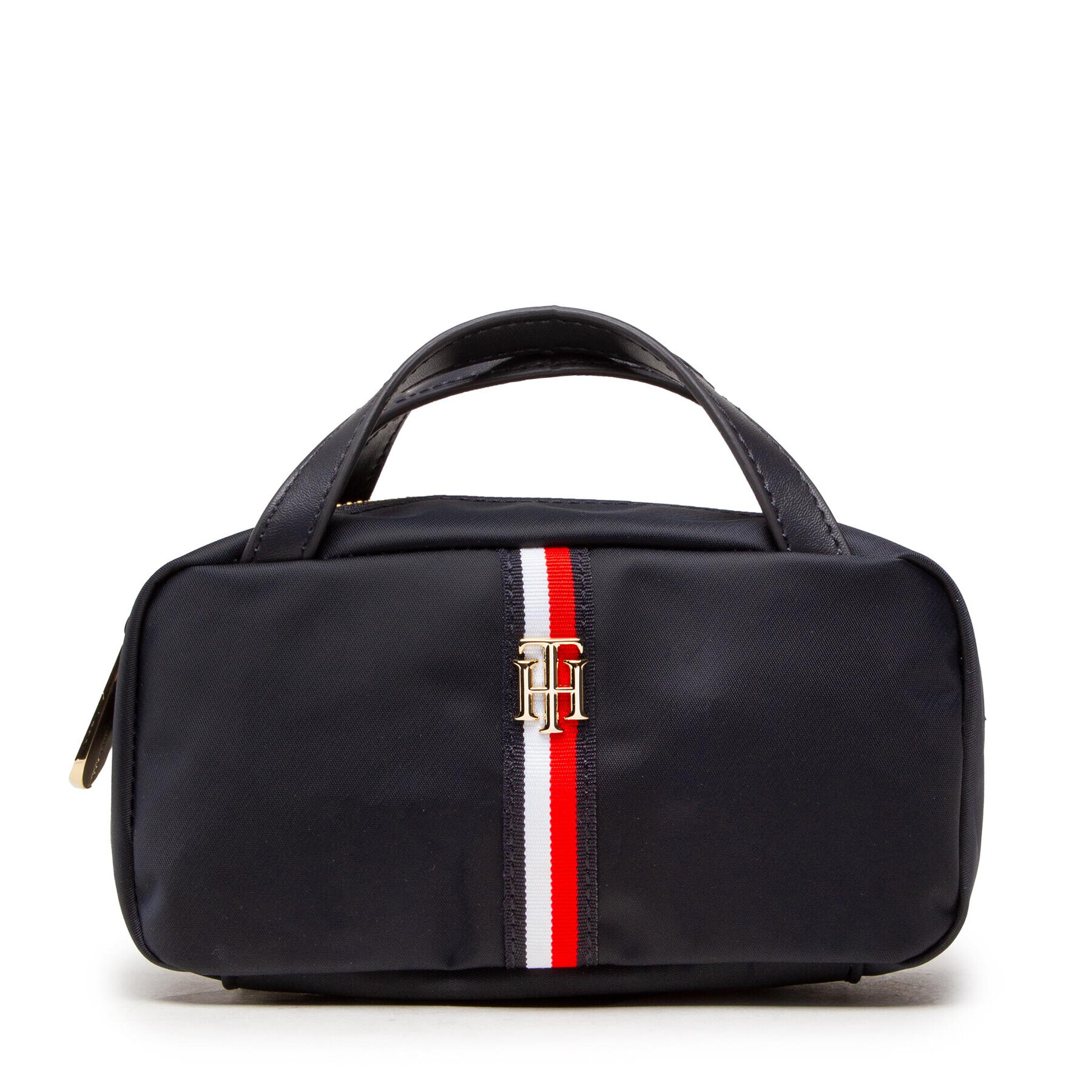 Tommy Hilfiger Несесер Poppy Make Up Case Corp AW0AW11613 Тъмносин - Pepit.bg