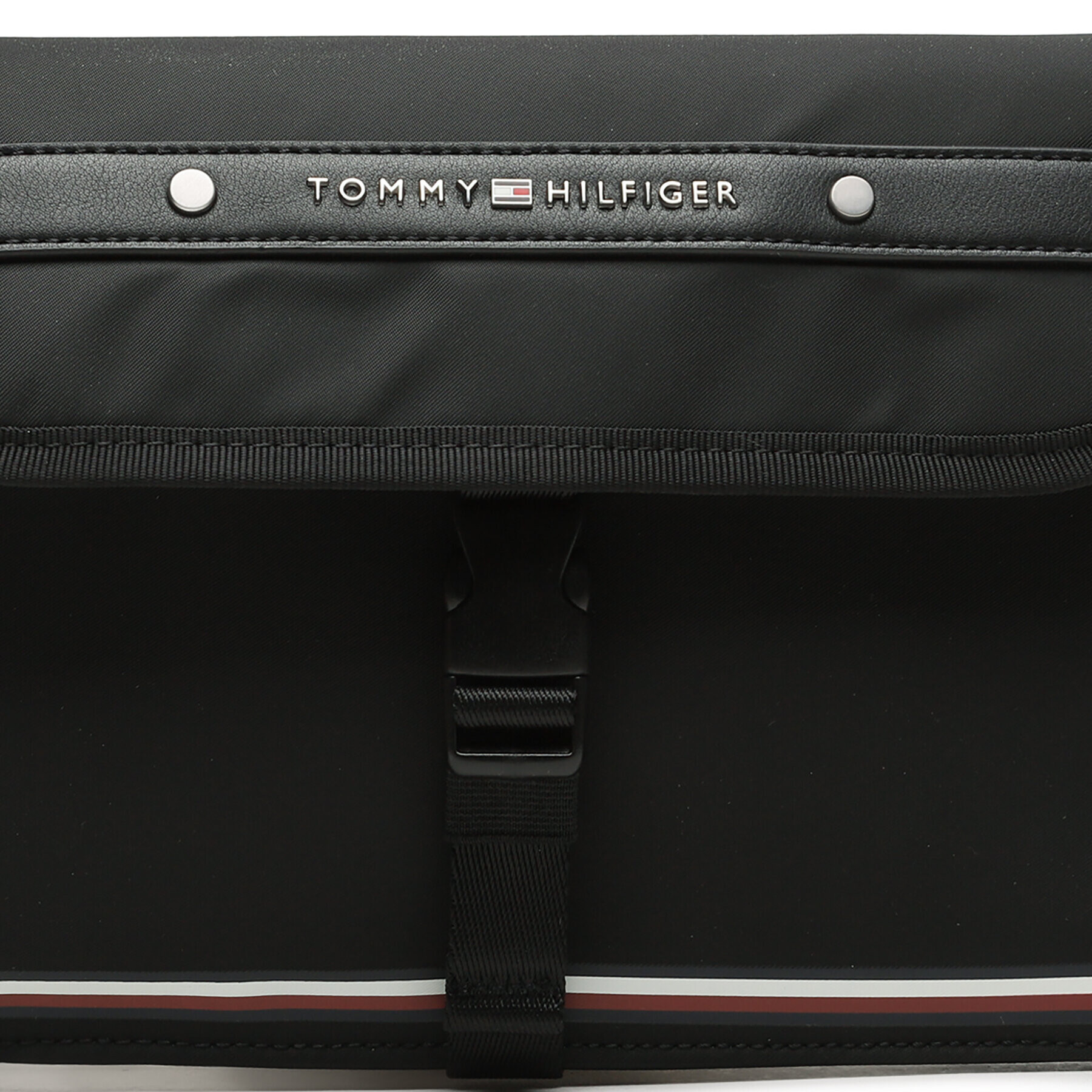 Tommy Hilfiger Несесер Th Central Repreve Washbag AM0AM11276 Черен - Pepit.bg