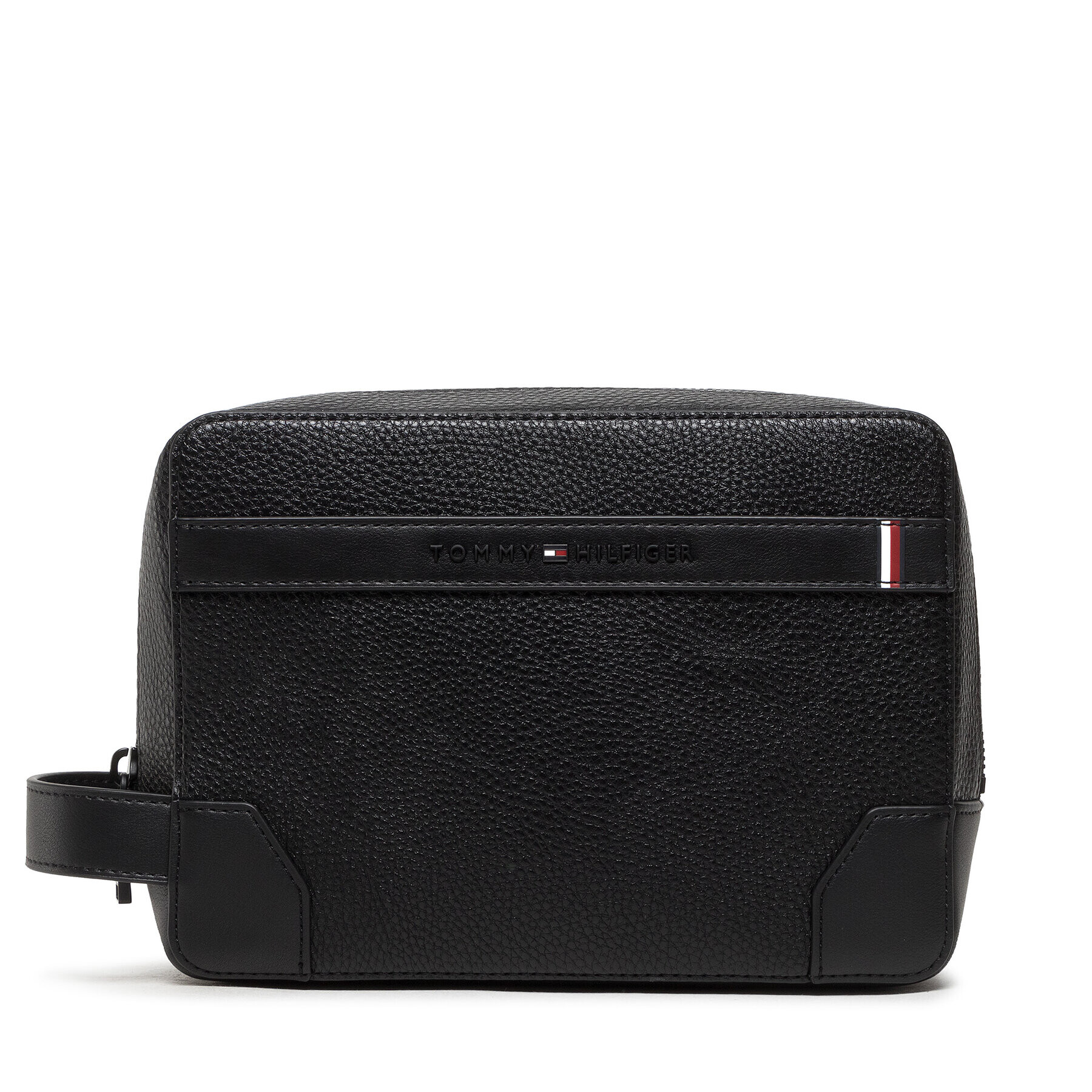 Tommy Hilfiger Несесер Th Central Washbag AM0AM10237 Черен - Pepit.bg