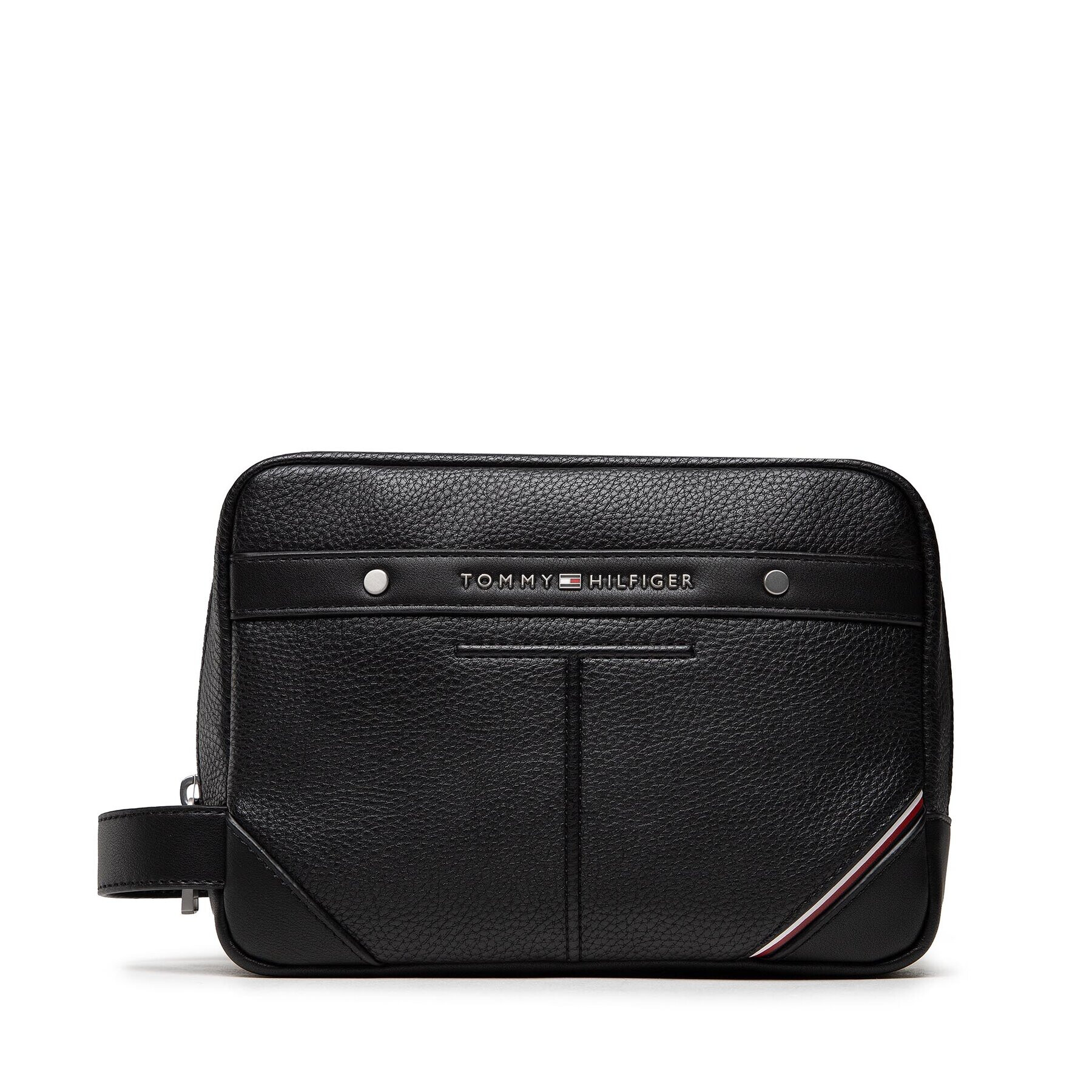 Tommy Hilfiger Несесер Th Central Washbag AM0AM10614 Черен - Pepit.bg