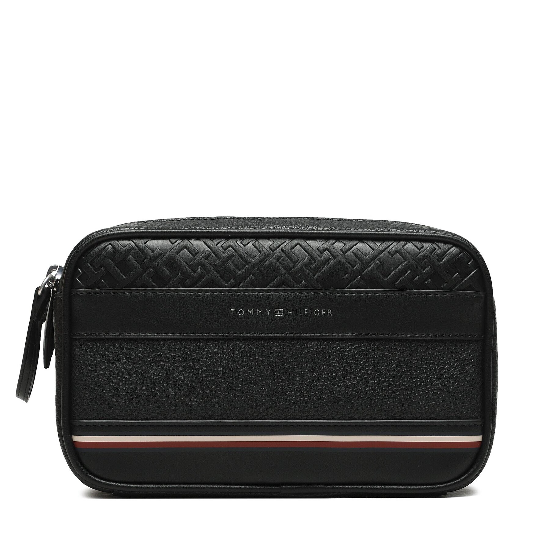 Tommy Hilfiger Несесер Th Central Washbag Pu AM0AM11262 Черен - Pepit.bg