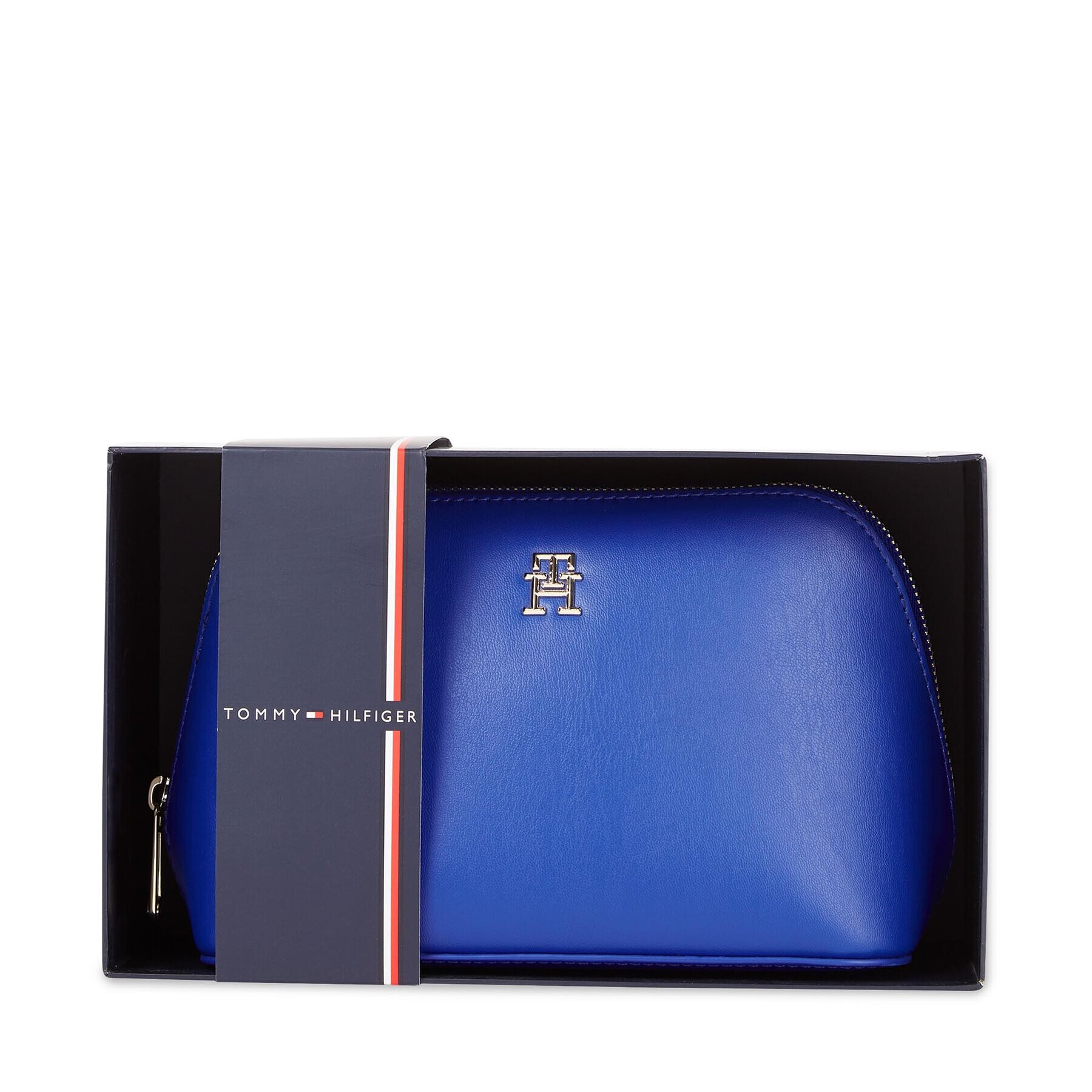 Tommy Hilfiger Несесер Washbag AW0AW15661C66 Син - Pepit.bg