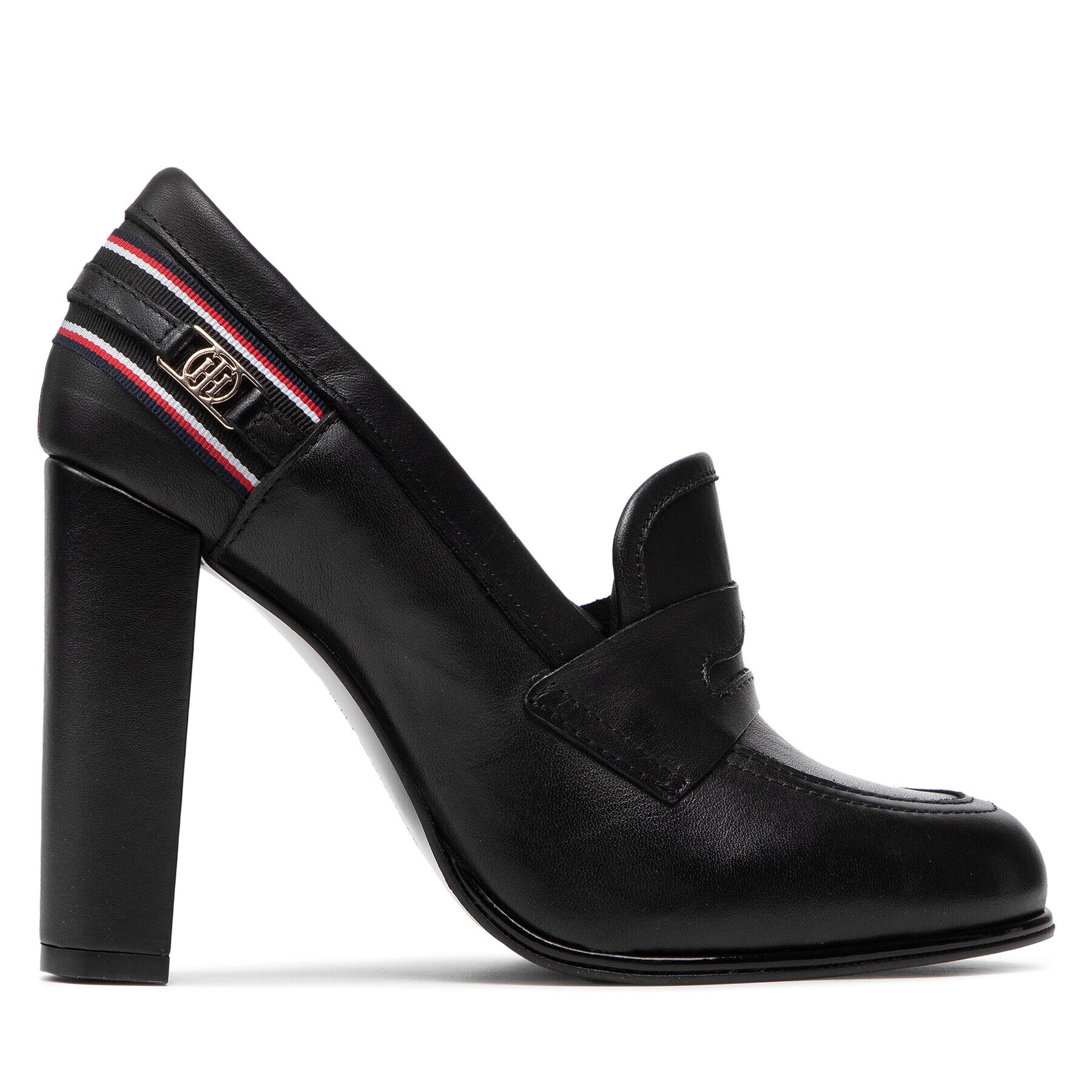 Tommy Hilfiger Обувки Hardware High Heel Pump FW0FW06097 Черен - Pepit.bg