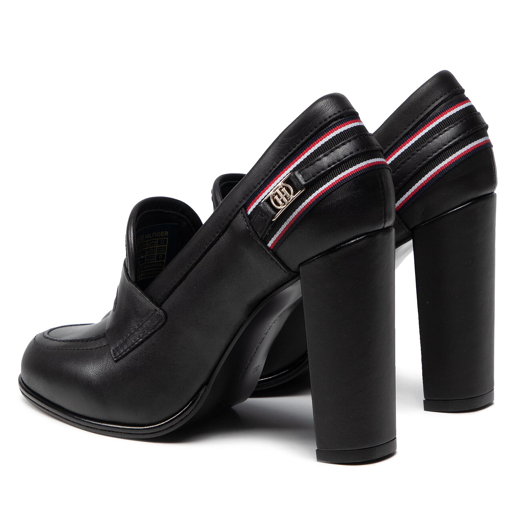 Tommy Hilfiger Обувки Hardware High Heel Pump FW0FW06097 Черен - Pepit.bg