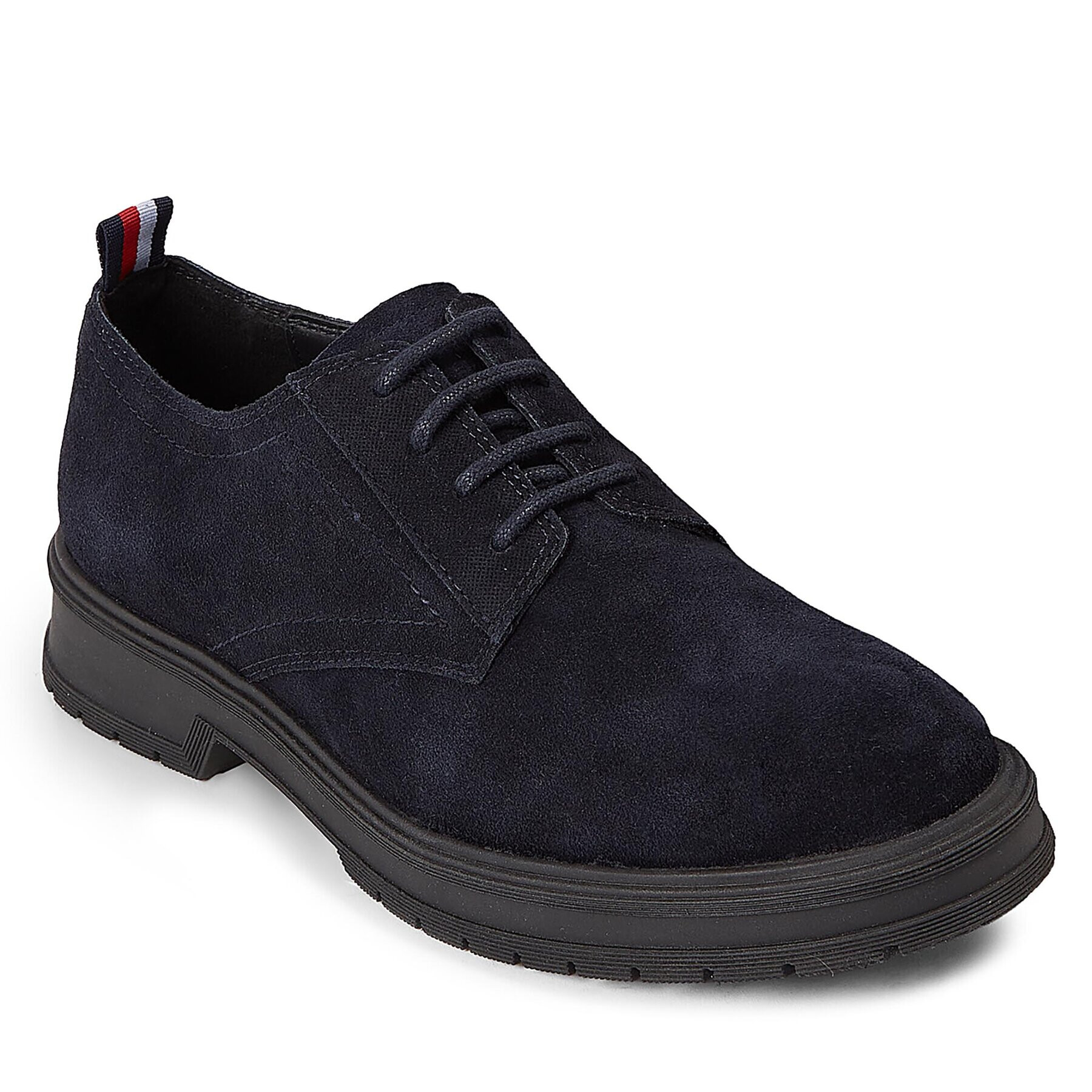Tommy Hilfiger Обувки Hilfiger Core Suede Shoe FM0FM04677 Син - Pepit.bg