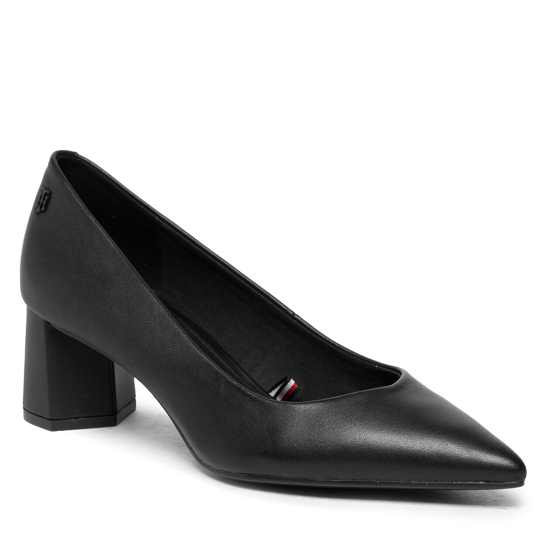 Tommy Hilfiger Обувки Th Hardware Mid Blocky Heel Pump FW0FW05954 Черен - Pepit.bg
