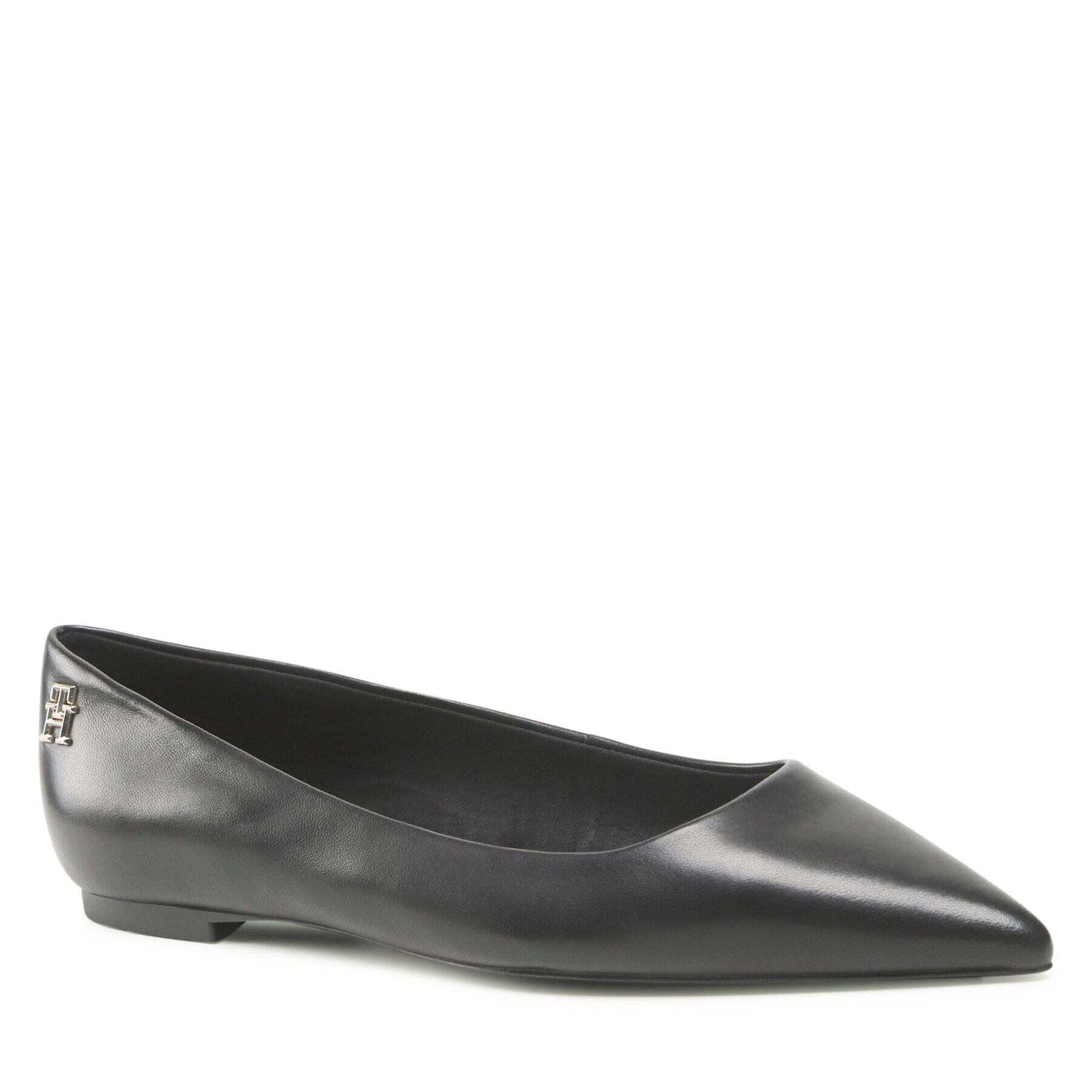 Tommy Hilfiger Балеринки Th Pointed FW0FW07242 Черен - Pepit.bg