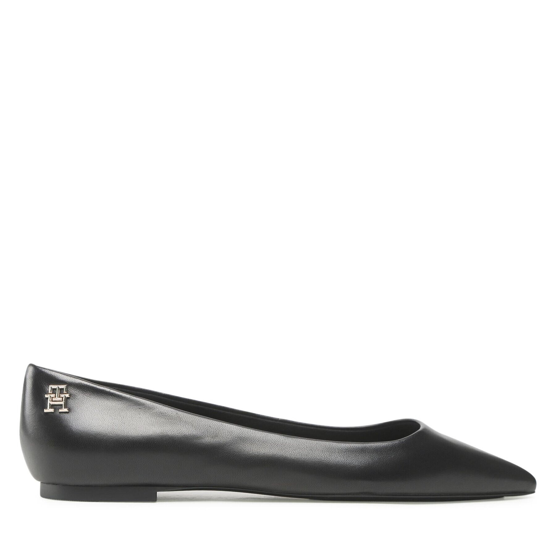 Tommy Hilfiger Балеринки Th Pointed FW0FW07242 Черен - Pepit.bg