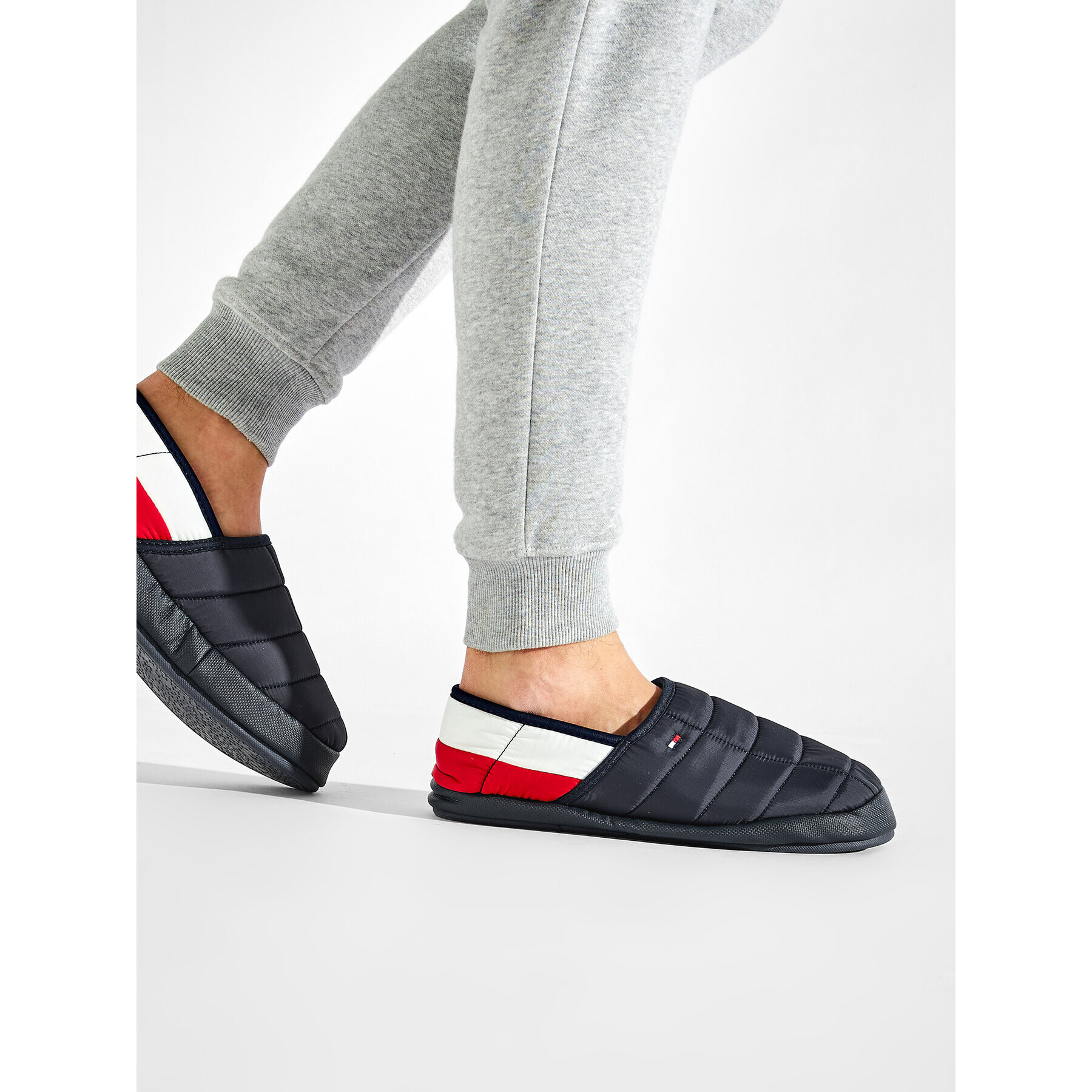 Tommy Hilfiger Пантофи Comfort Hilfiger Rwb Homeslipper FM0FM04224 Тъмносин - Pepit.bg