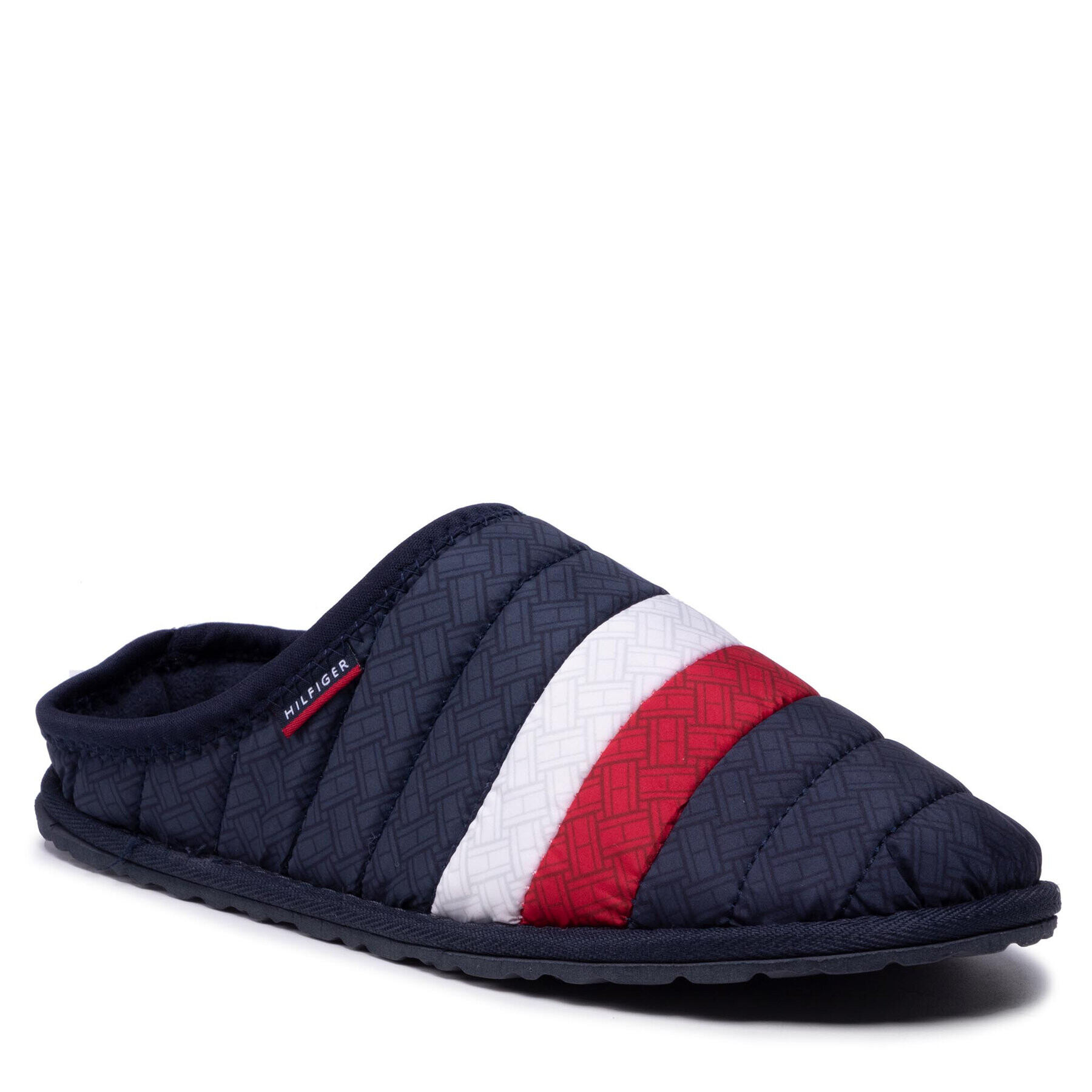 Tommy Hilfiger Пантофи Corporate Padded Homeslipper FM0FM03789 Тъмносин - Pepit.bg