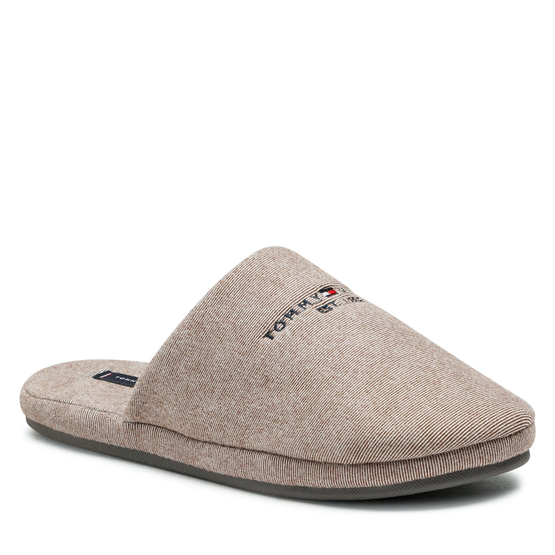 Tommy Hilfiger Пантофи Essential Hilfiger Homeslipper FM0FM04523 Кафяв - Pepit.bg
