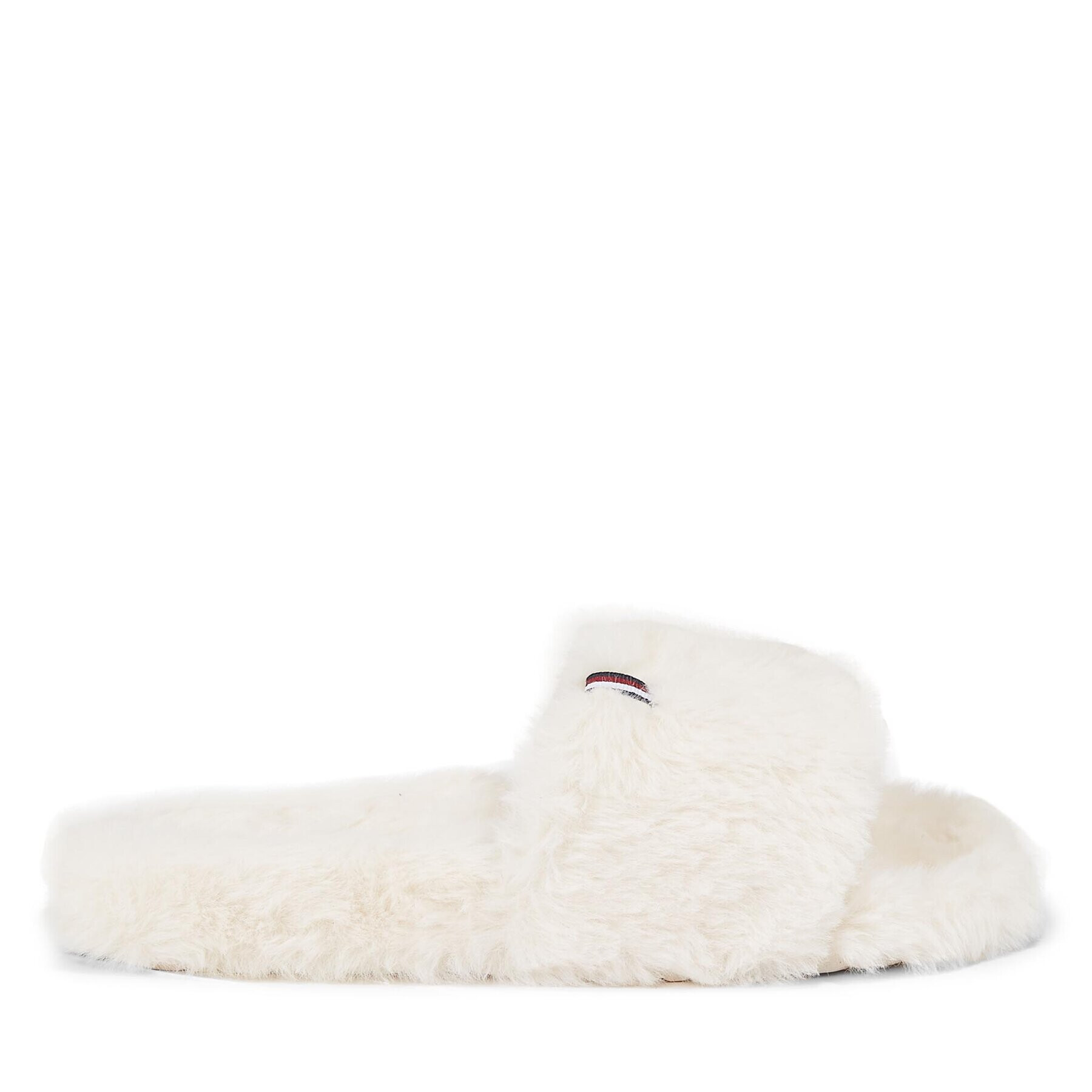 Tommy Hilfiger Пантофи Fur Home Slipper Slide FW0FW07663 Бял - Pepit.bg