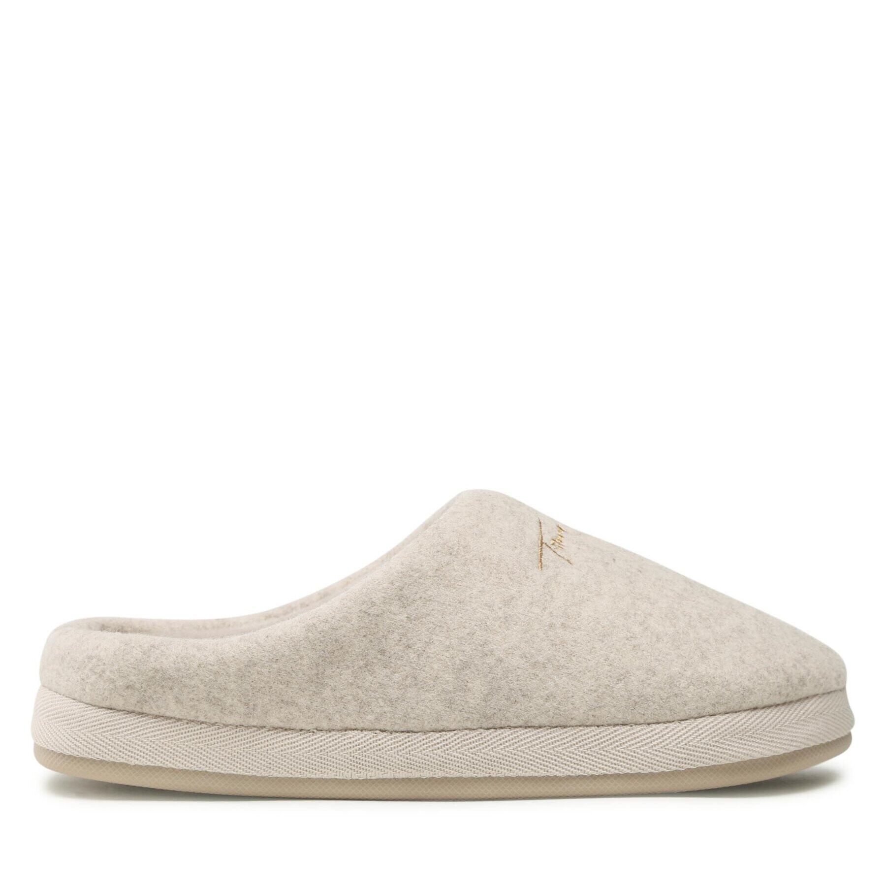 Tommy Hilfiger Пантофи Home Slipper Felt FW0FW06715 Бежов - Pepit.bg