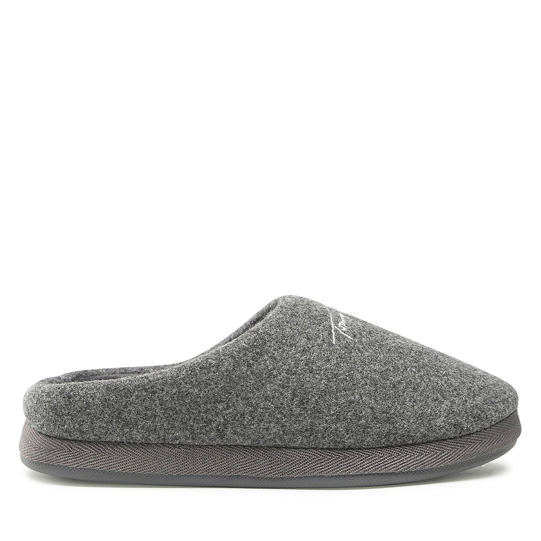 Tommy Hilfiger Пантофи Home Slipper Felt FW0FW06715 Сив - Pepit.bg