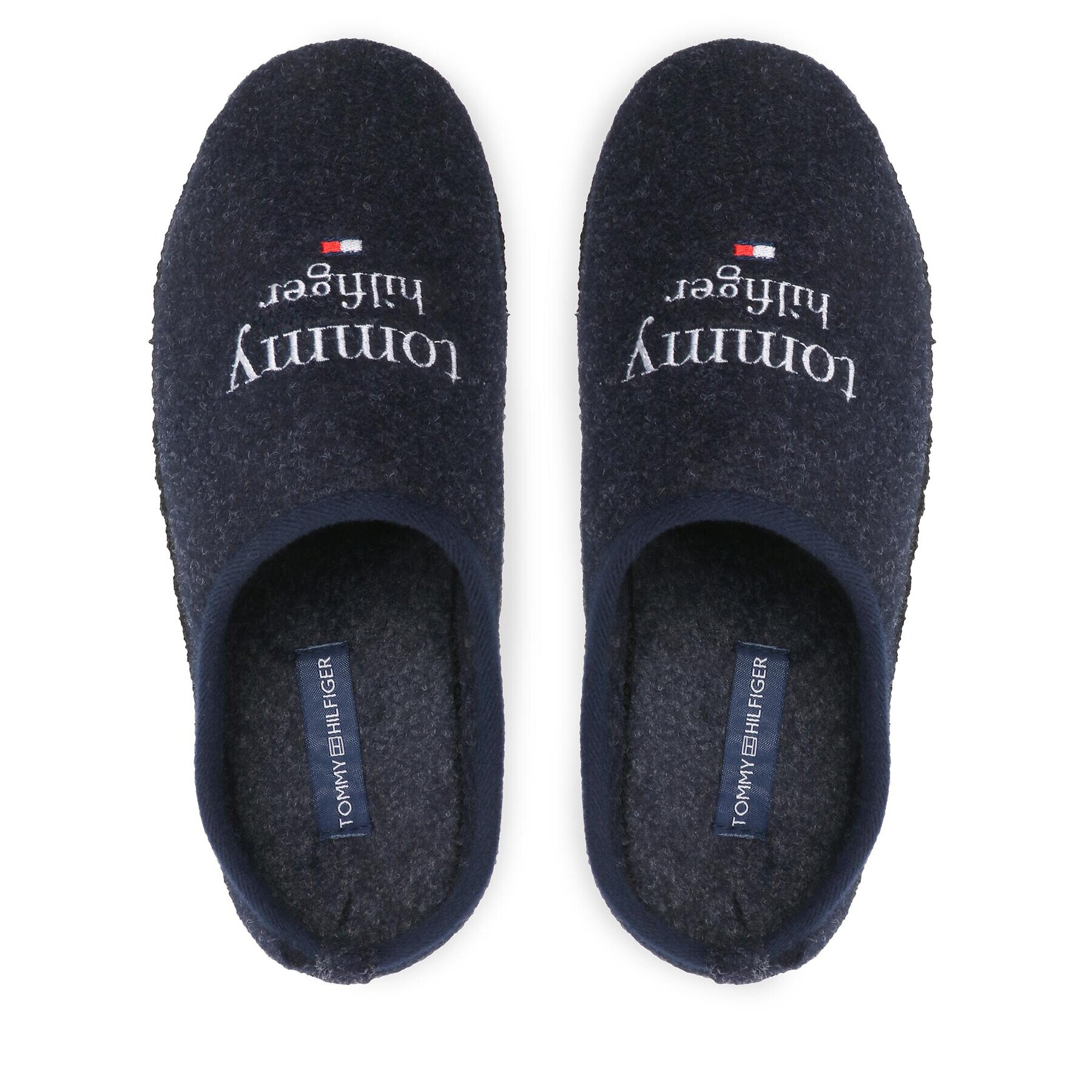 Tommy Hilfiger Пантофи Indoor Slipper T3B0-32556-1506 S Тъмносин - Pepit.bg