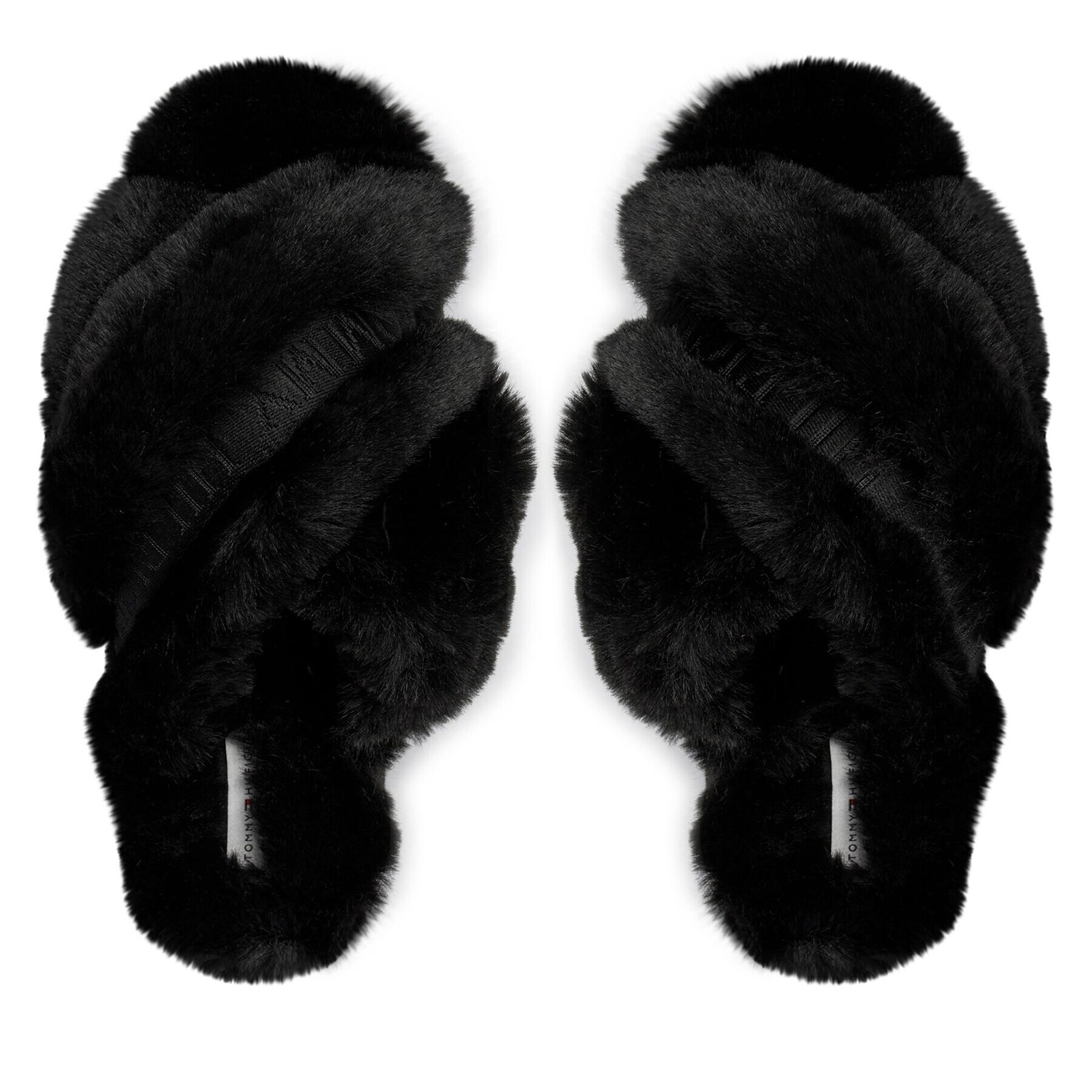 Tommy Hilfiger Пантофи Premium Strap Home Slipper FW0FW07330 Черен - Pepit.bg