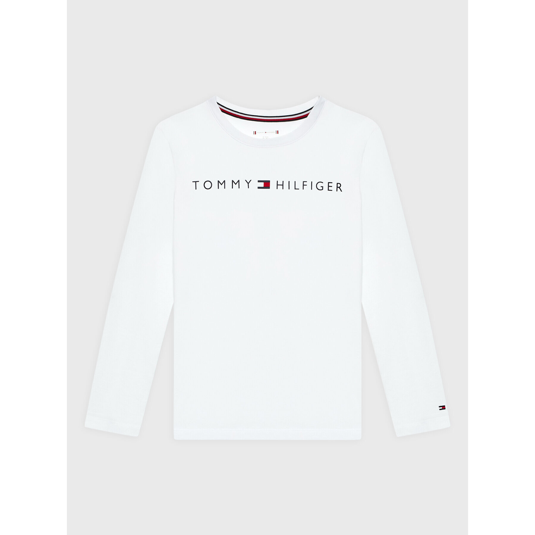 Tommy Hilfiger Пижама Basic UB0UB00406 Бял Regular Fit - Pepit.bg