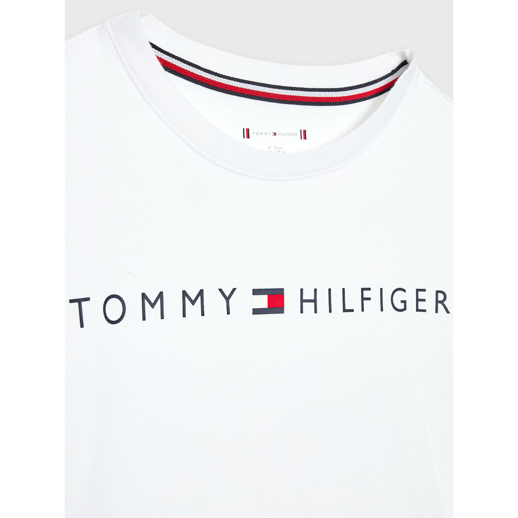 Tommy Hilfiger Пижама Basic UB0UB00406 Бял Regular Fit - Pepit.bg