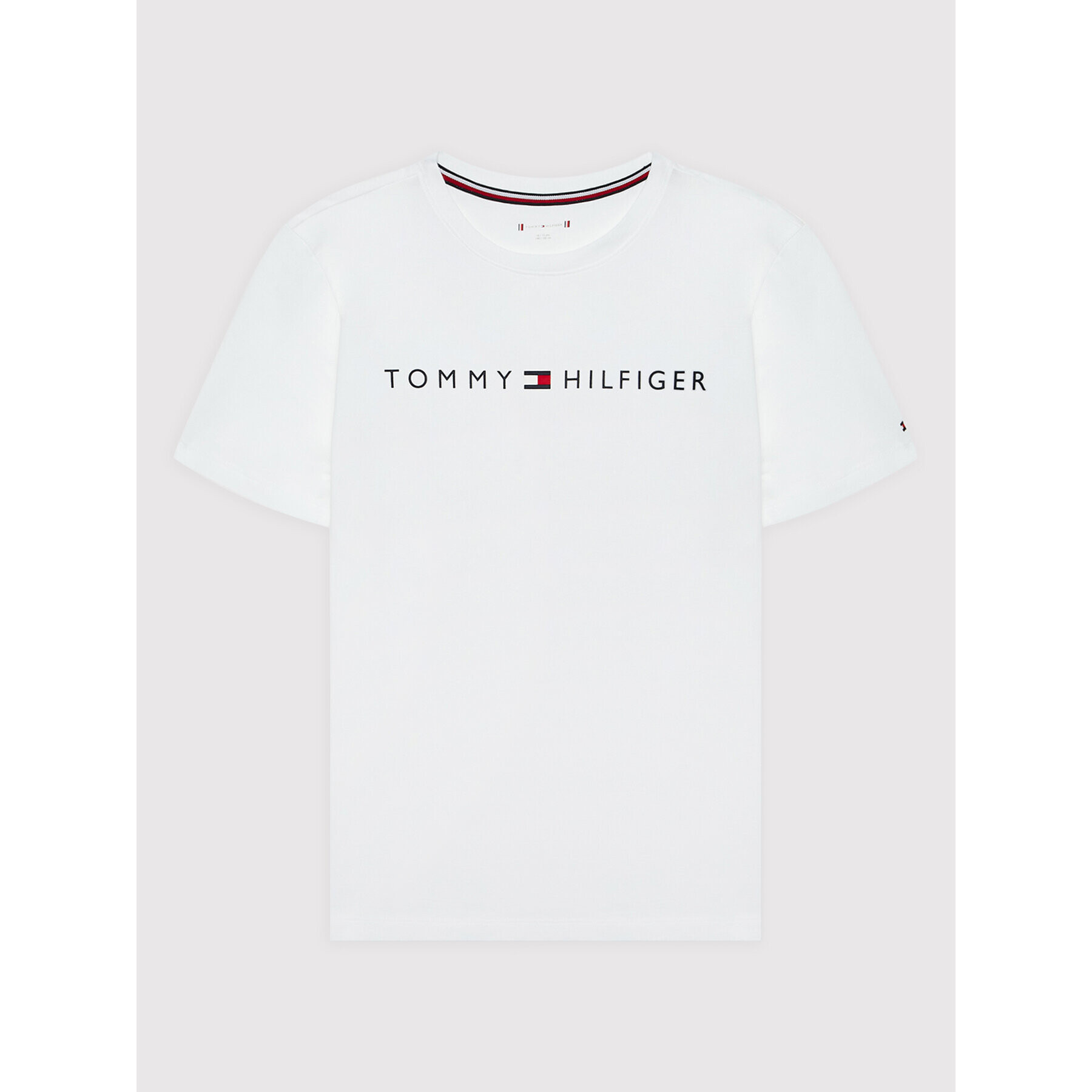 Tommy Hilfiger Пижама Basics UB0UB00437 Бял Regular Fit - Pepit.bg