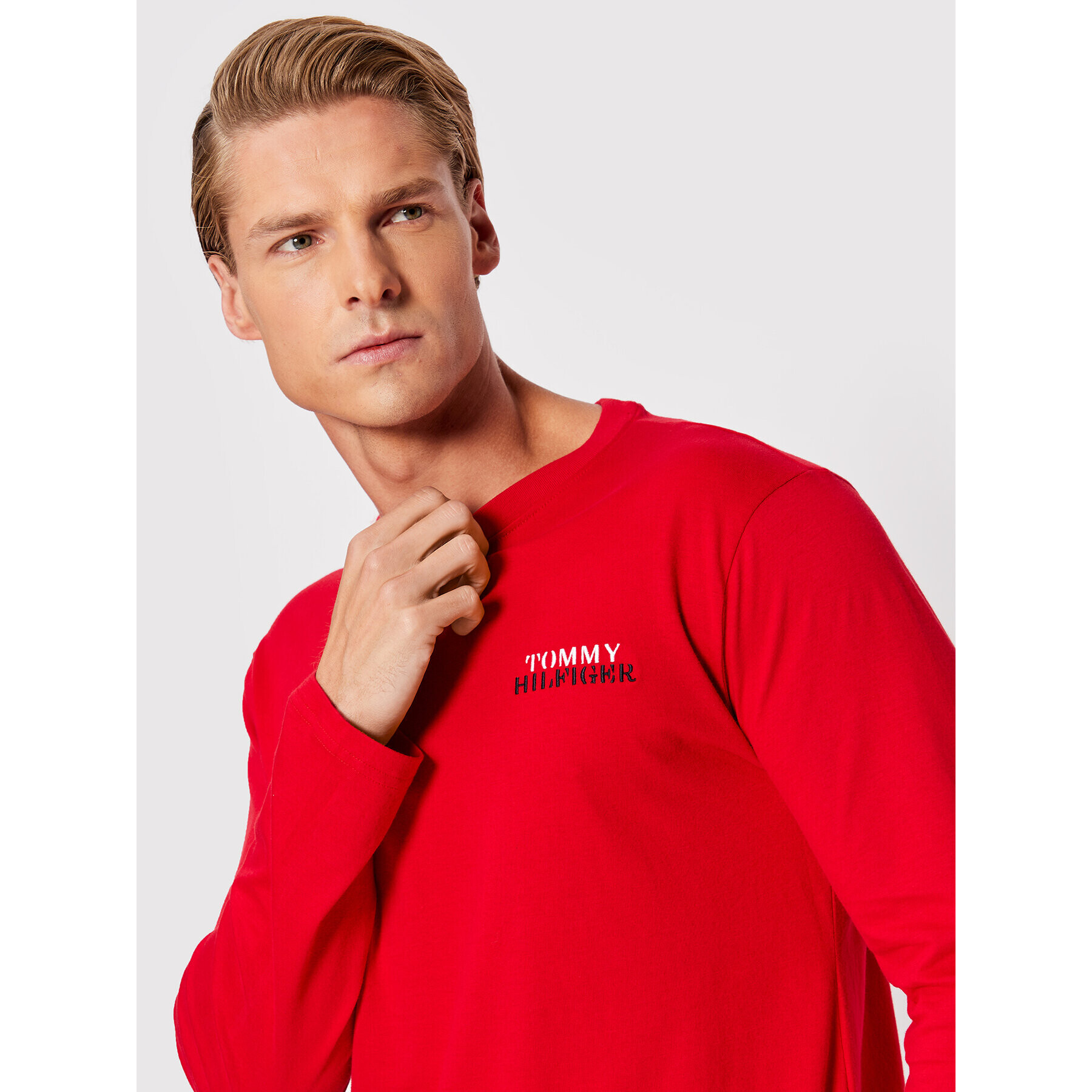 Tommy Hilfiger Пижама Jersey UM0UM02434 Цветен Regular Fit - Pepit.bg