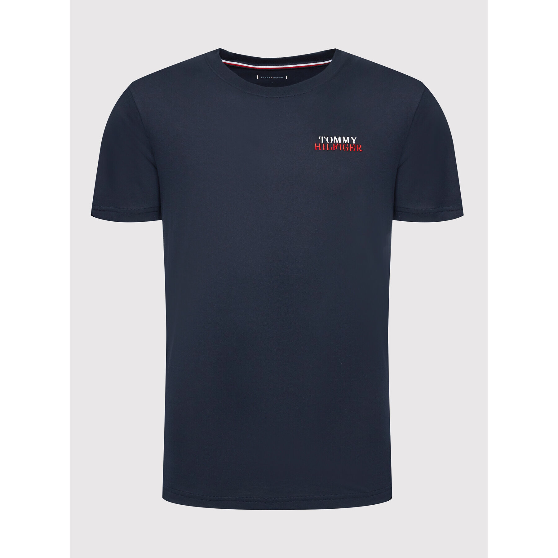 Tommy Hilfiger Пижама Short Set UM0UM02433 Тъмносин Regular Fit - Pepit.bg