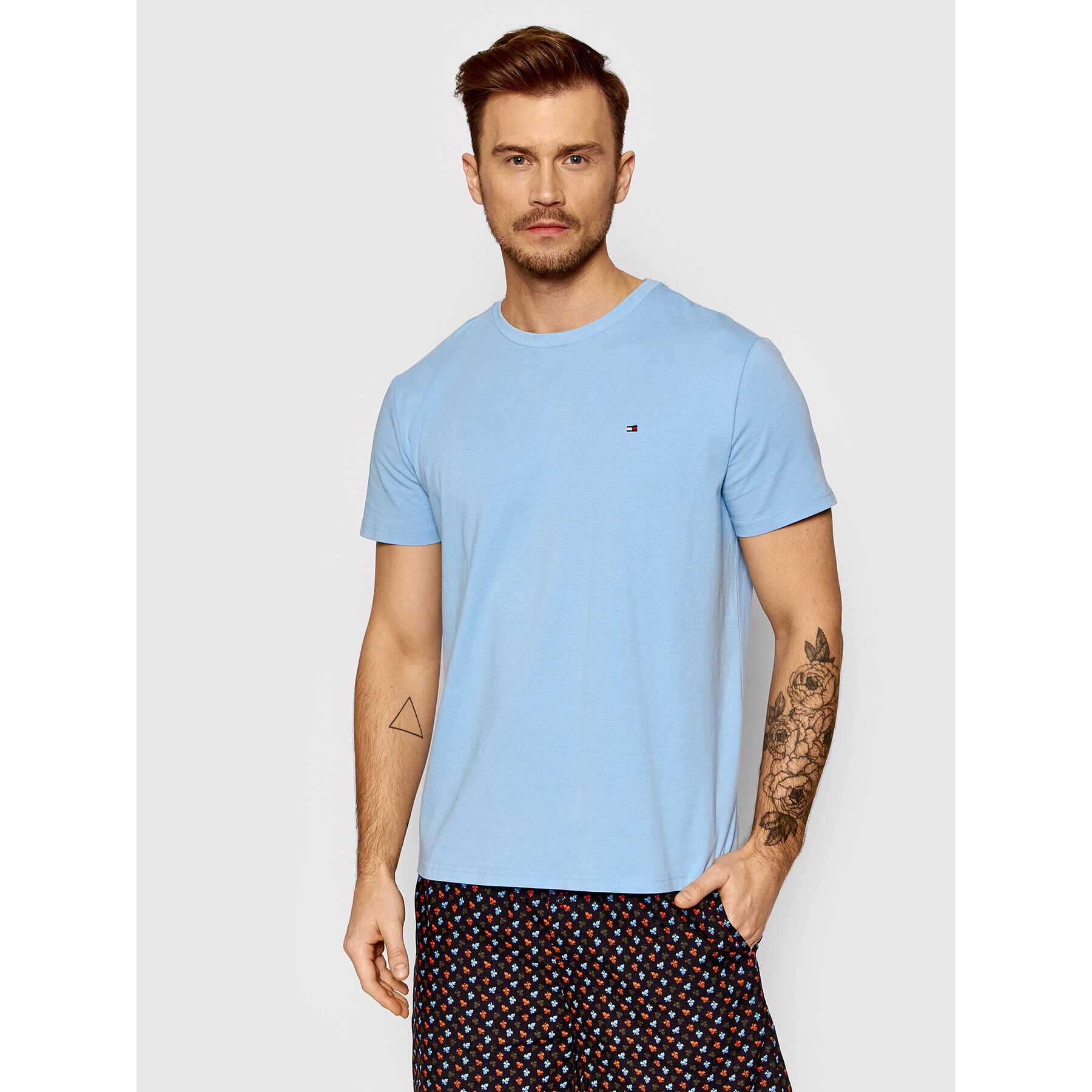 Tommy Hilfiger Пижама Short Woven UM0UM01964 Син Regular Fit - Pepit.bg