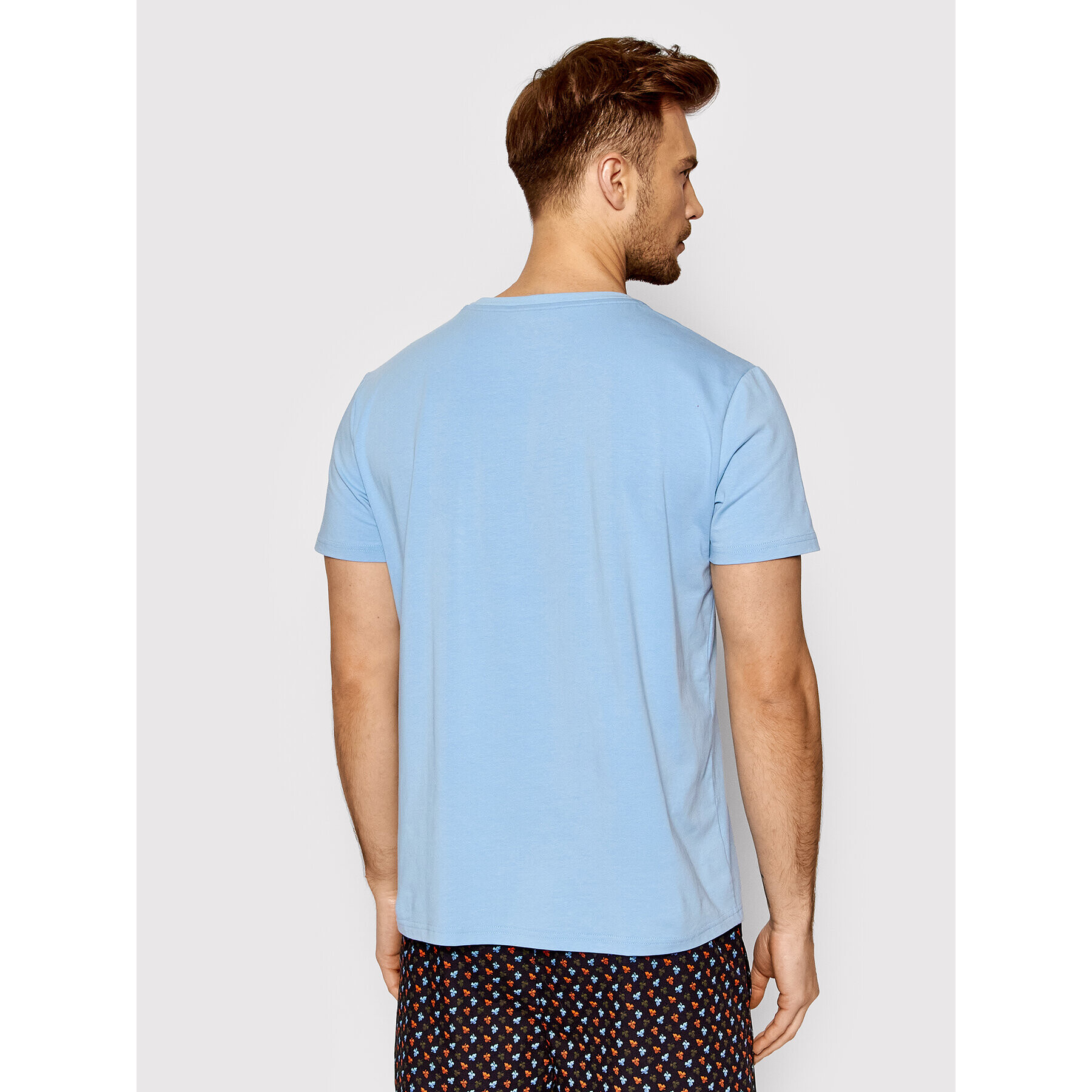 Tommy Hilfiger Пижама Short Woven UM0UM01964 Син Regular Fit - Pepit.bg