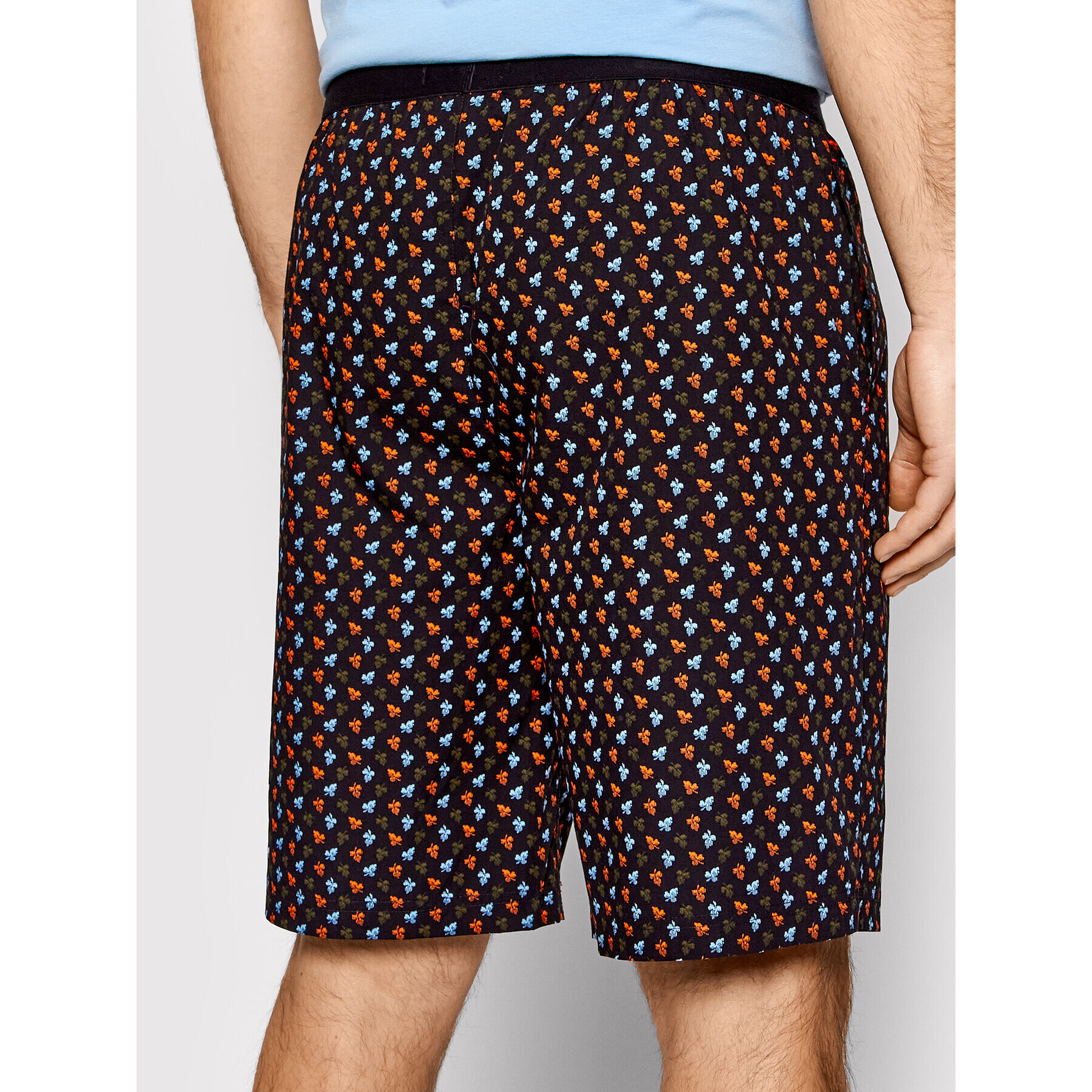 Tommy Hilfiger Пижама Short Woven UM0UM01964 Син Regular Fit - Pepit.bg
