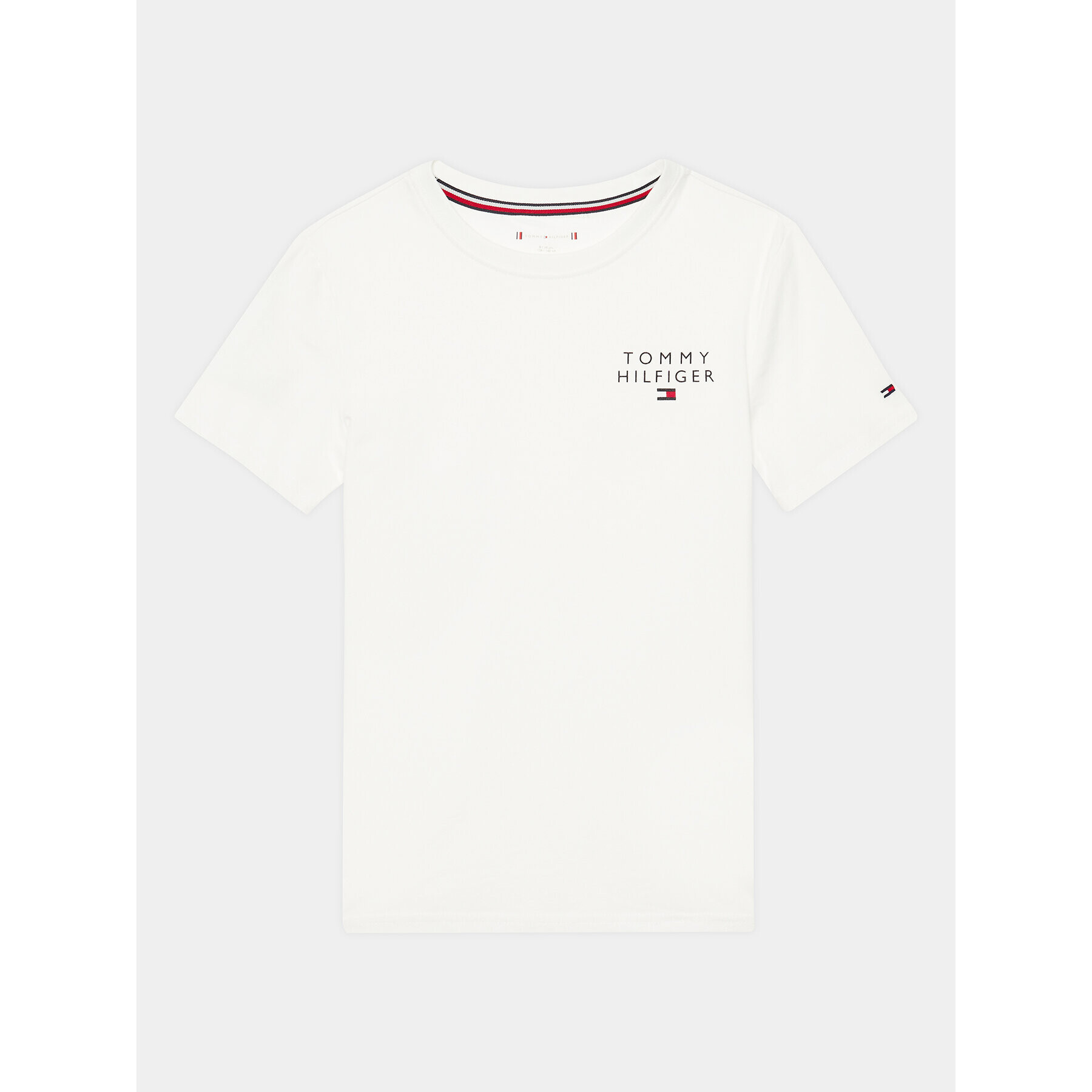 Tommy Hilfiger Пижама UB0UB00494 Бял Regular Fit - Pepit.bg